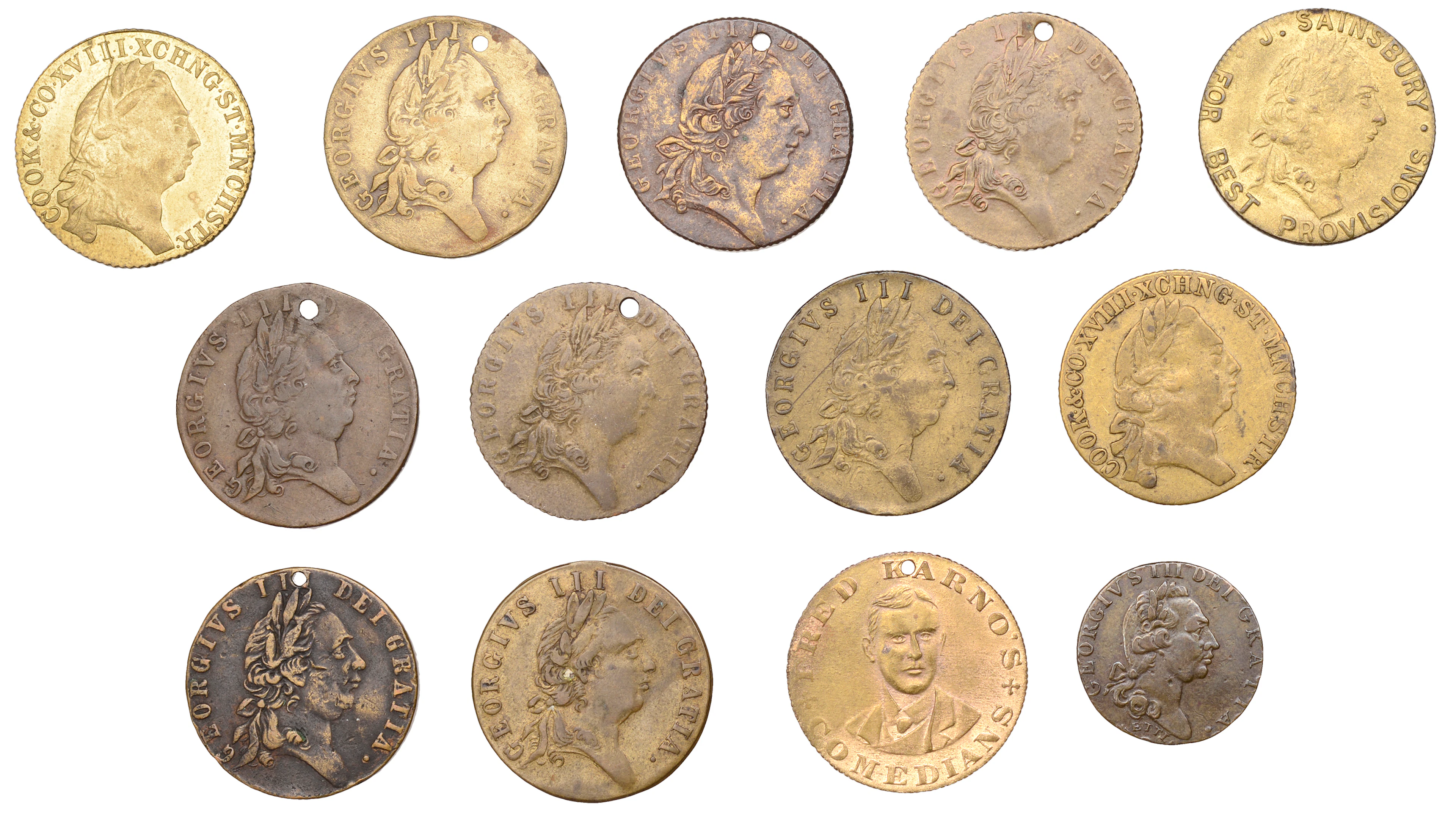 Miscellaneous Tokens and Checks, ISGs: CHESHIRE, Stockport, [William]