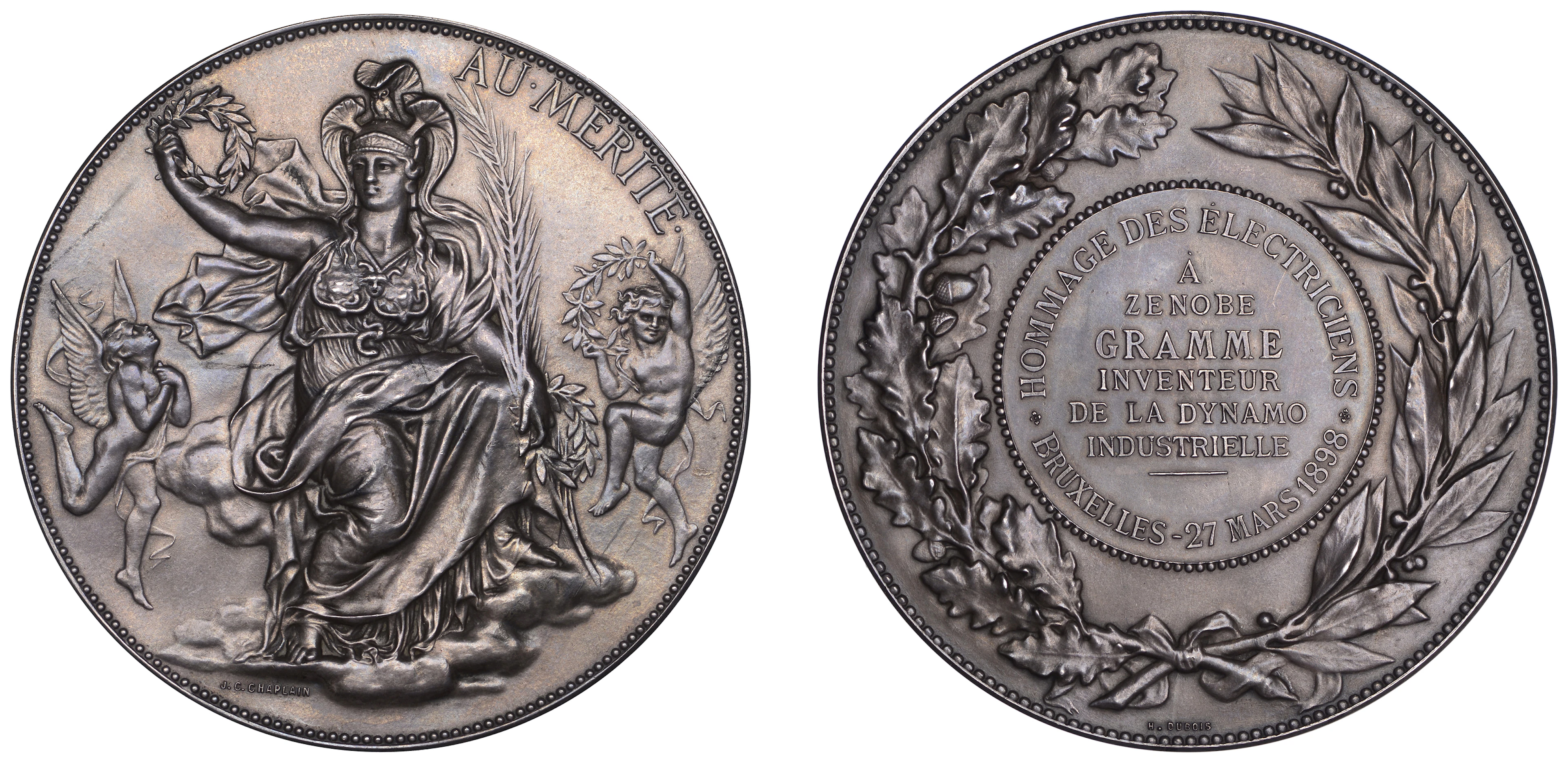 FRANCE/BELGIUM, Minerve, or Au Mérite [Minerva, or For Merit], 1880