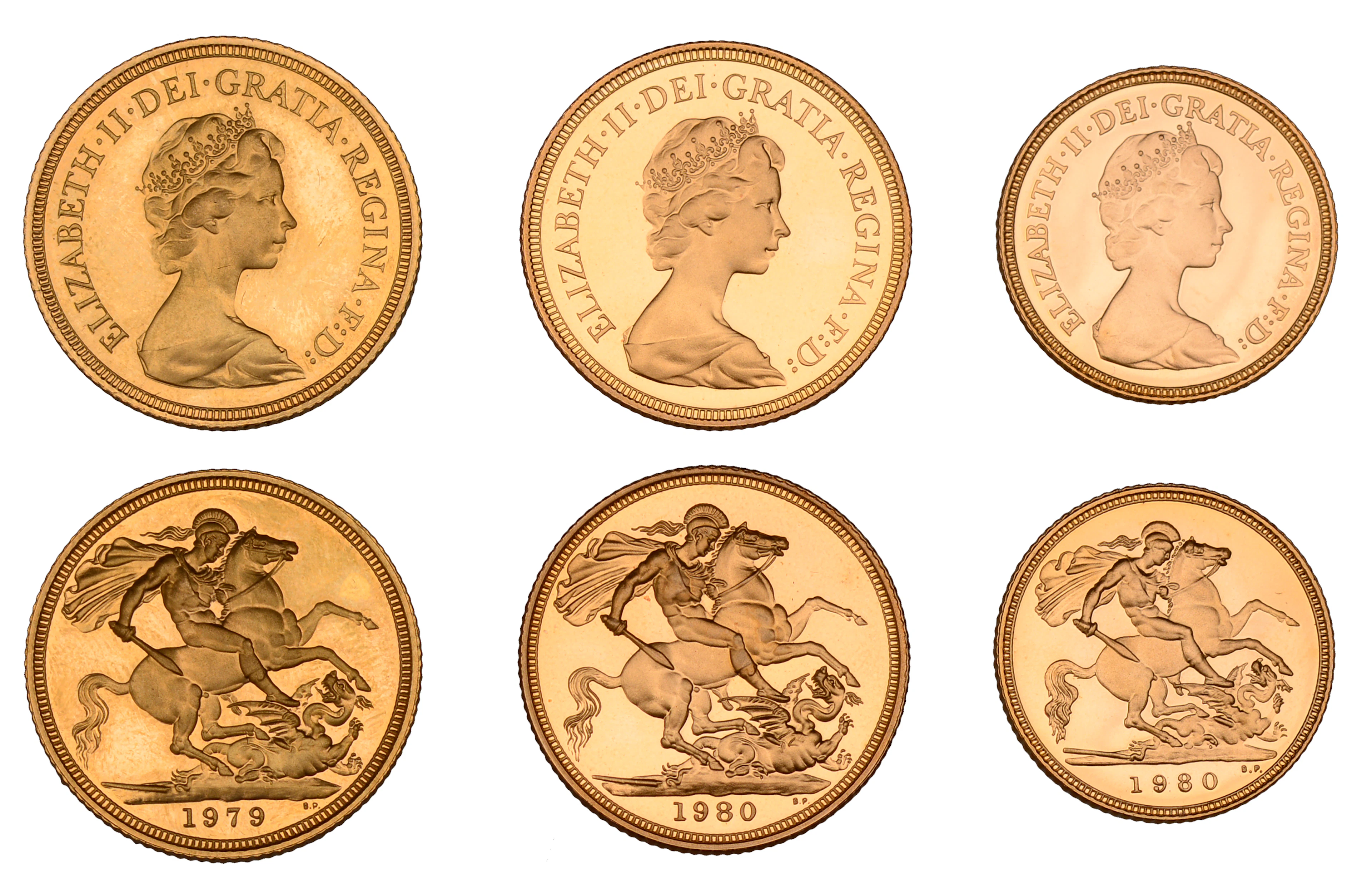 Elizabeth II (1952-2022), Decimal issues, Elizabeth II, Proof Sovereigns
