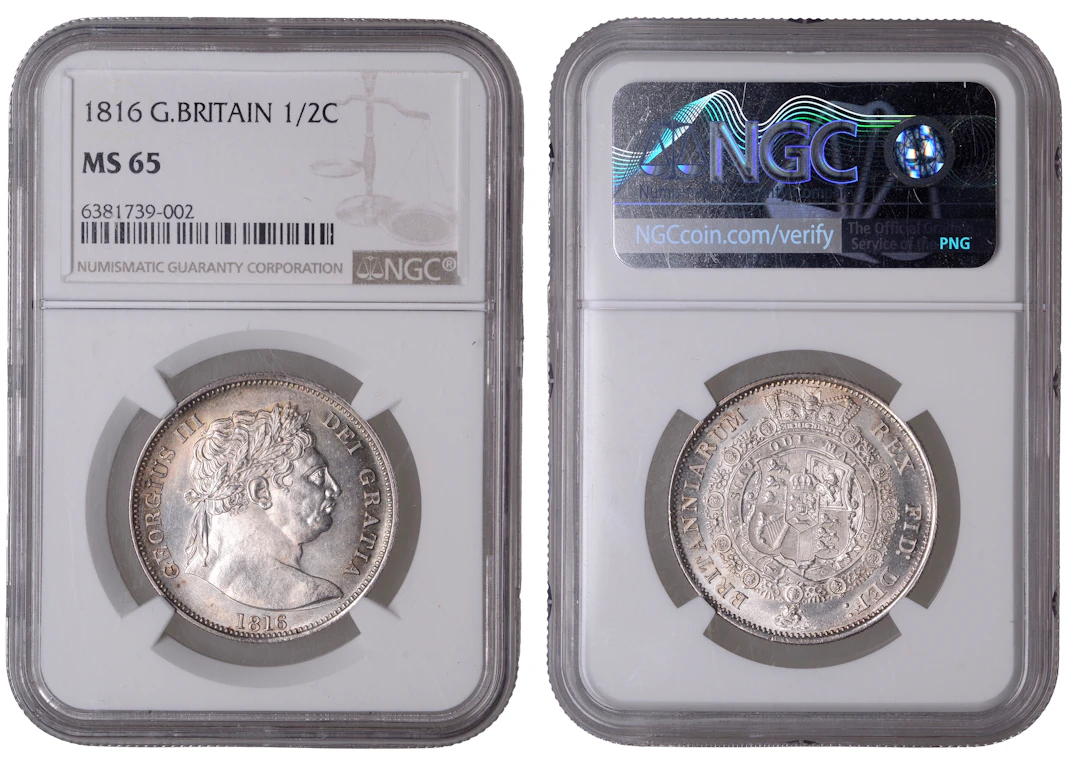 George III (1760-1820), New coinage, Halfcrown, 1816 (ESC 2086; S