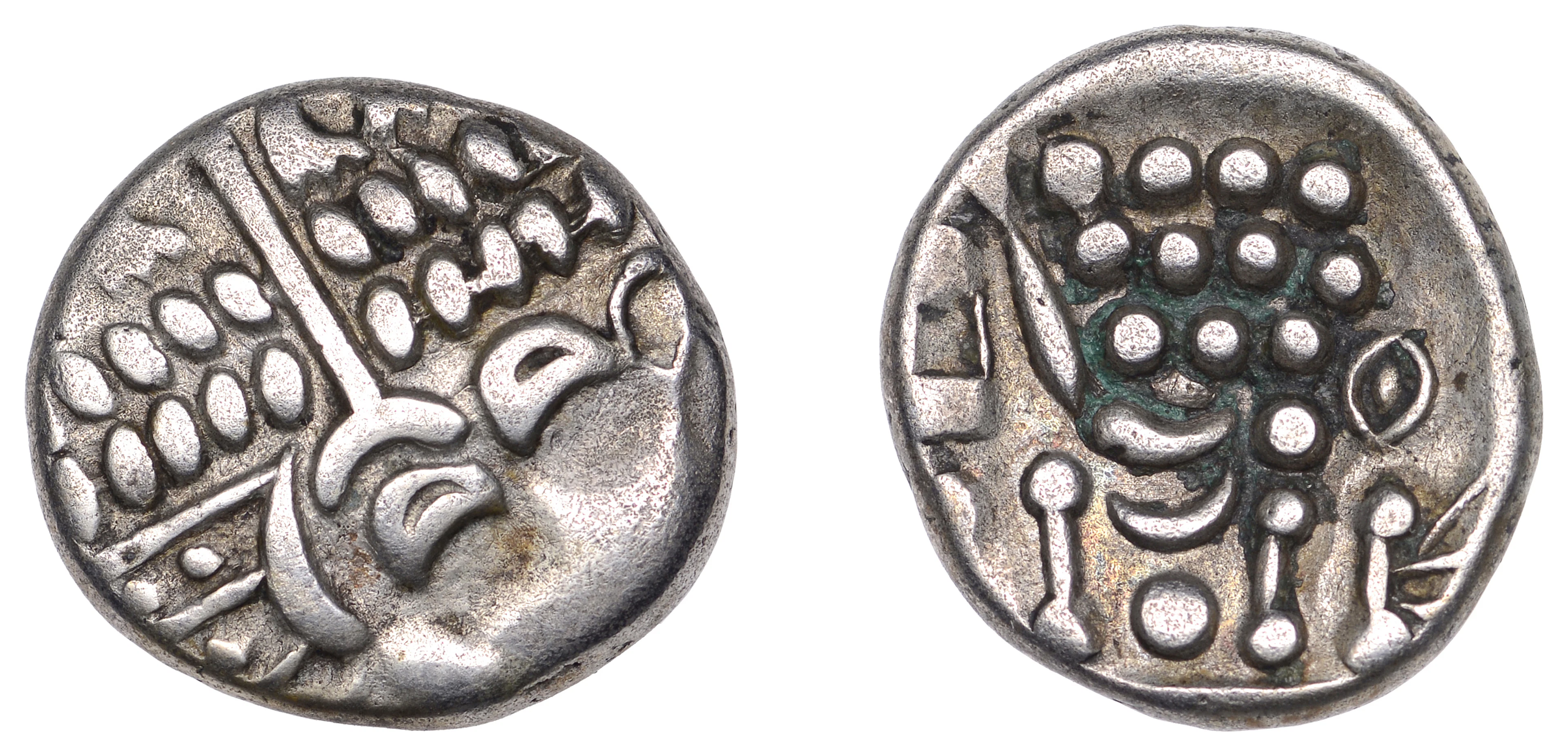 British Iron Age, DUROTRIGES, Uninscribed issues, silver Stater, Spread