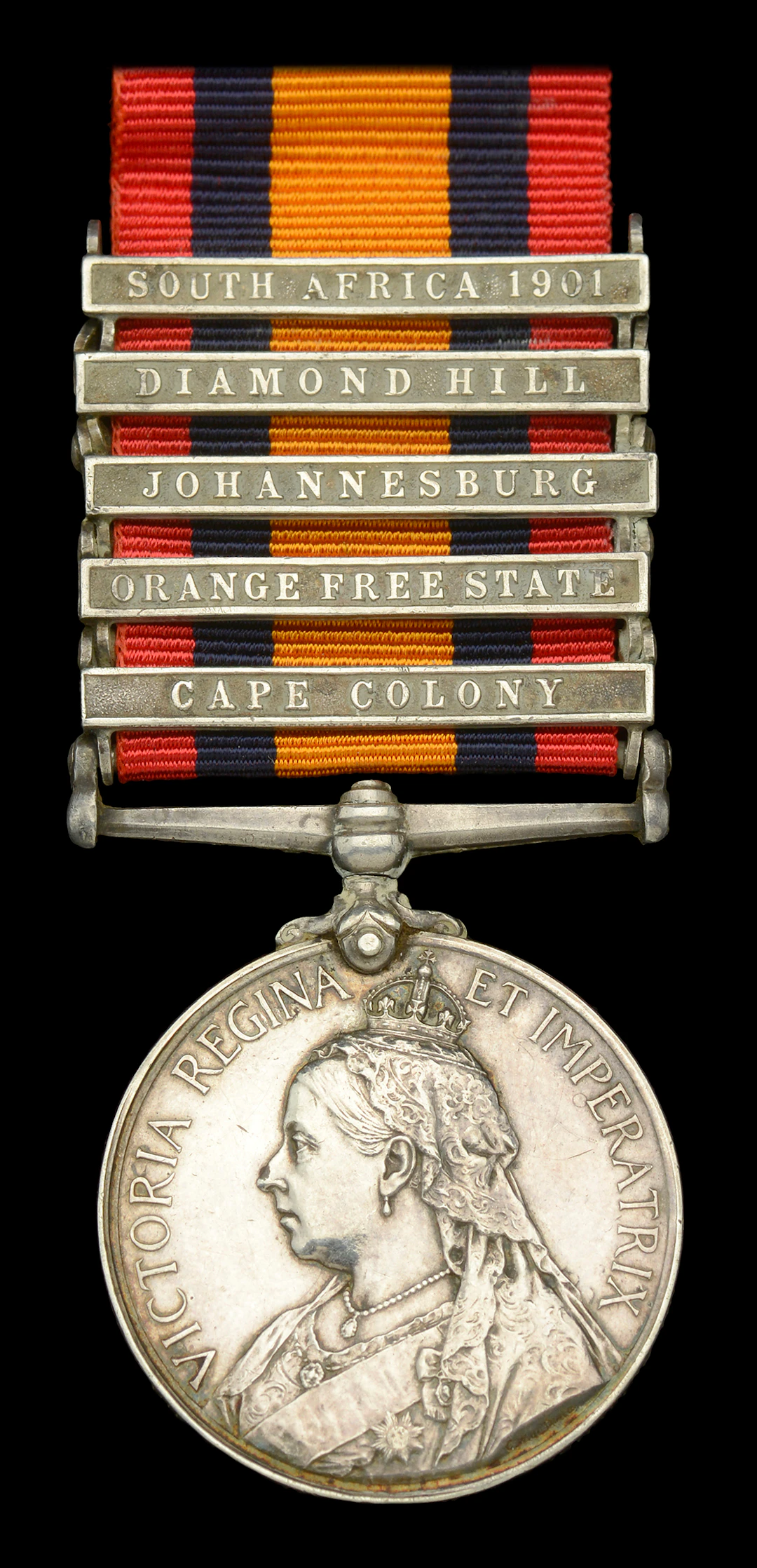 Queen’s South Africa 1899-1902, 5 clasps, Cape Colony, Orange Free