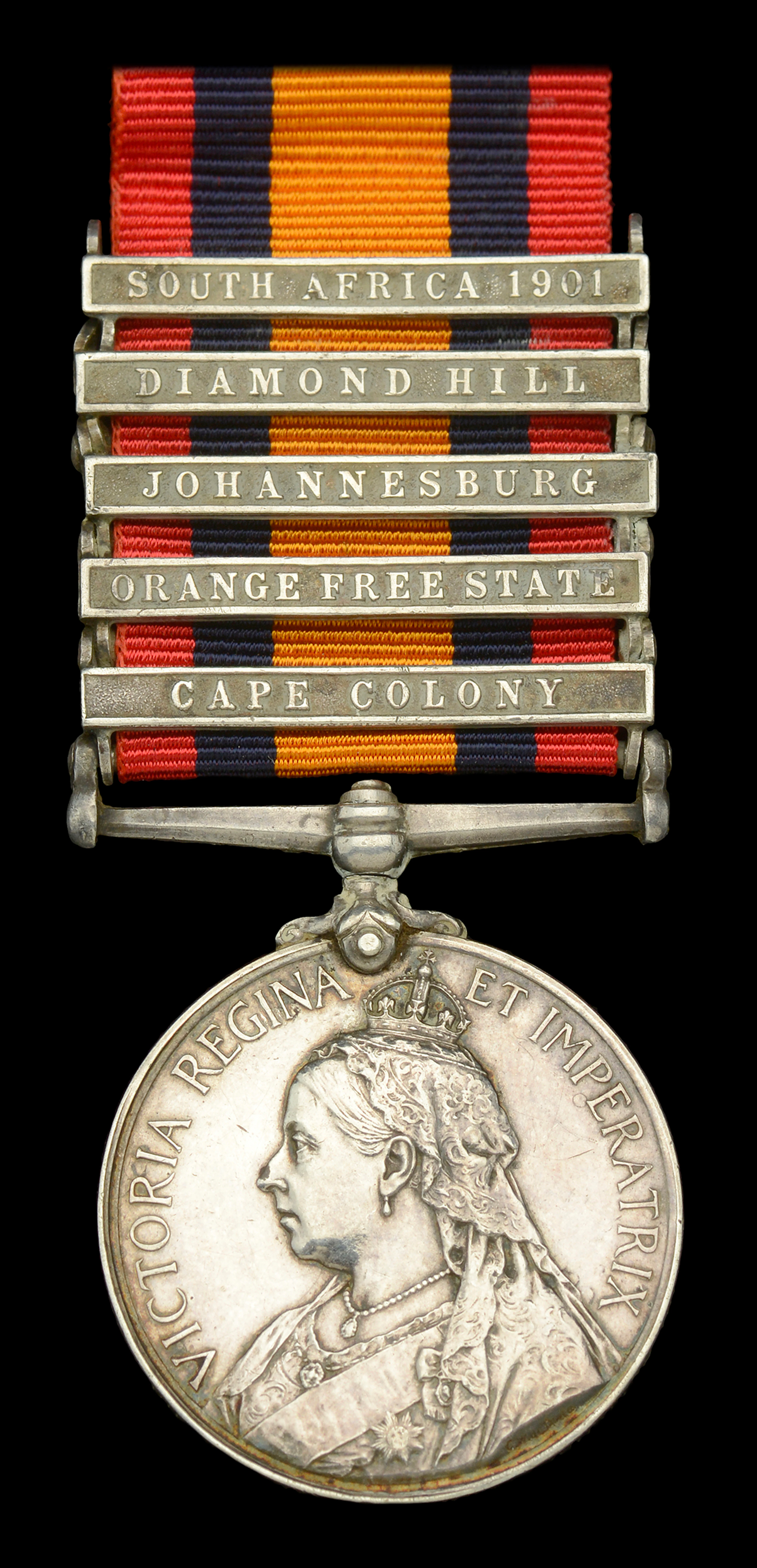 Queen’s South Africa 1899-1902, 5 clasps, Cape Colony, Orange Free