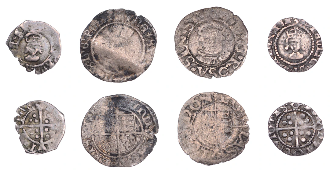 Henry VIII, First coinage, Halfpenny, mm. portcullis, 0.30g/3h (N1779;