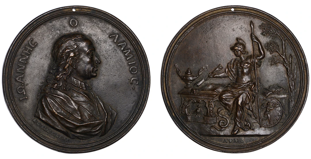 ITALY, Giovanni Lami, 1747, a cast bronze medal by A. Selvi, draped