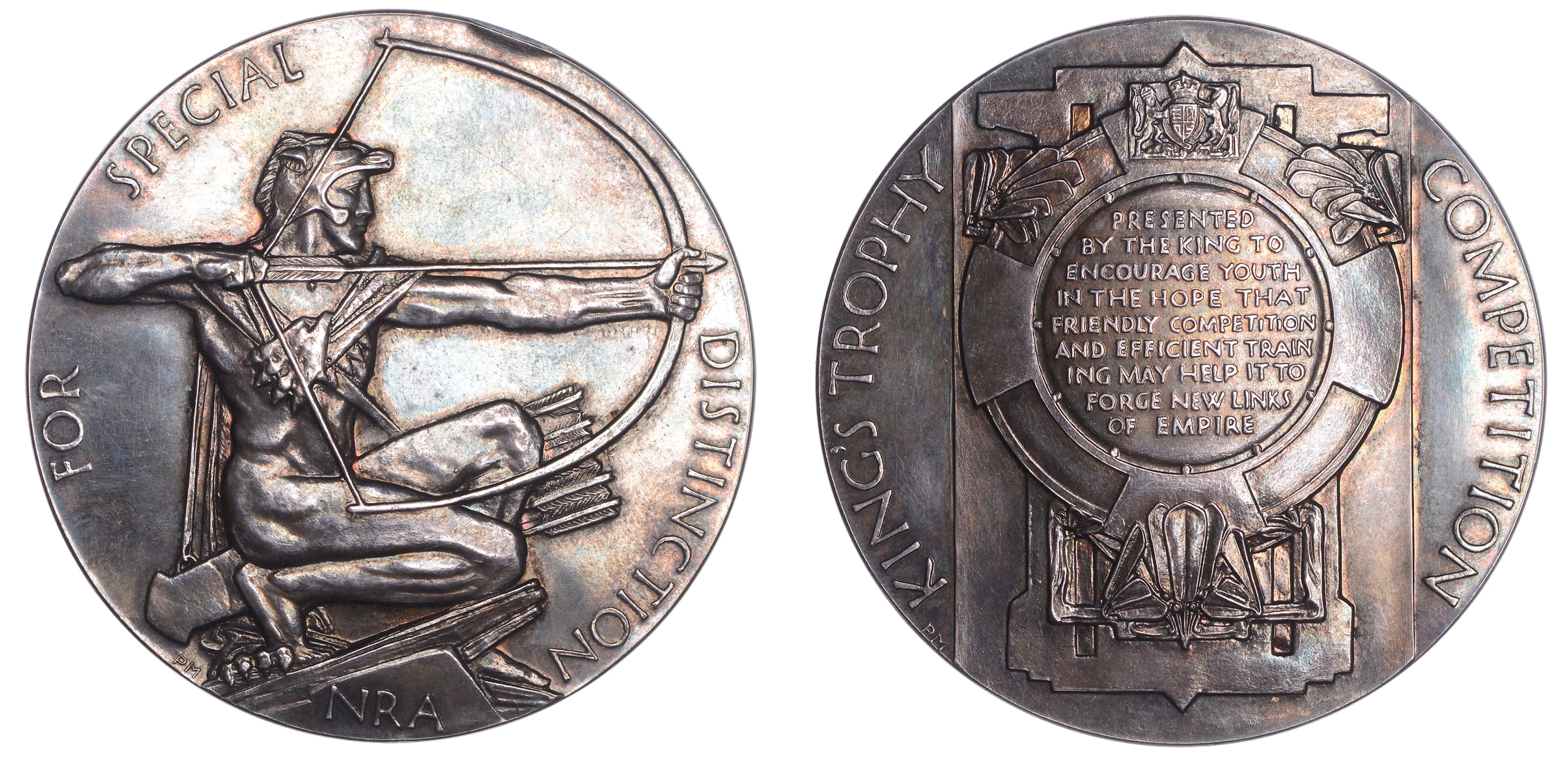 ENGLAND, National Rifle Association, King’s Trophy [1925], a silver