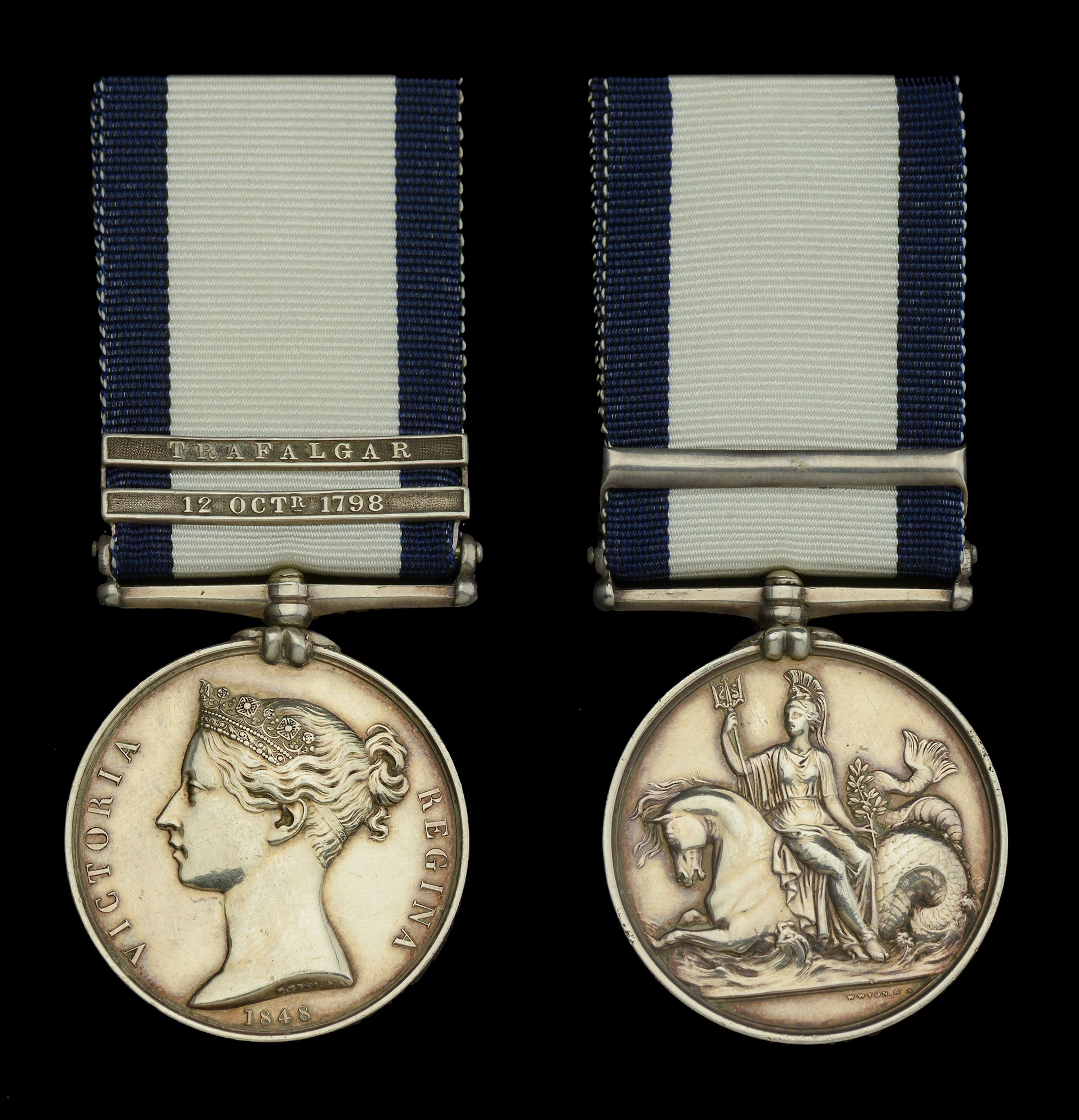The Naval General Service Medal awarded to Commander W. H. Symons