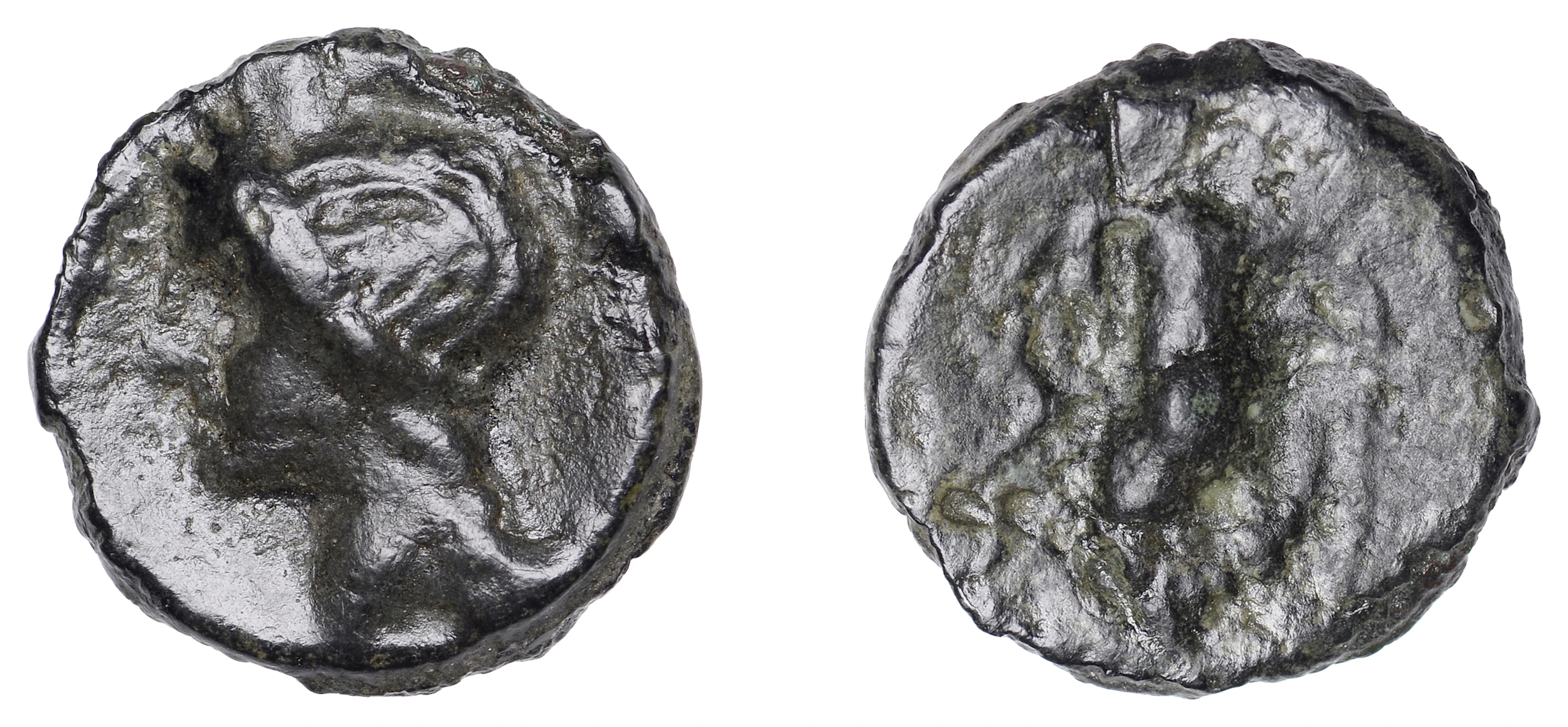 British Iron Age, CANTII, cast Potin Unit, Birchington Bull type