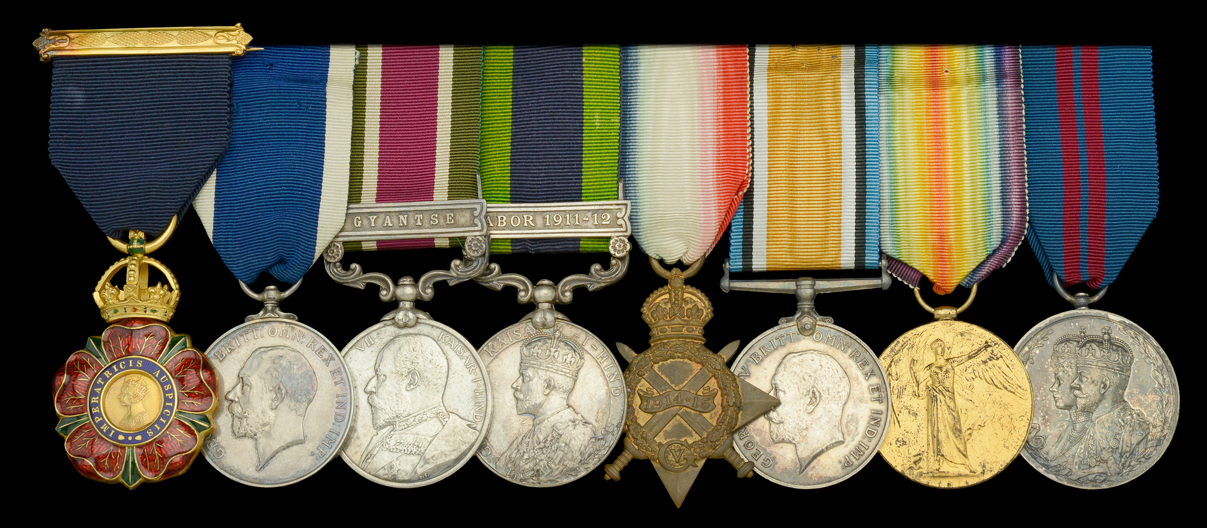 A rare C.I.E., K.P.M. group of eight awarded to Major Charles Bliss