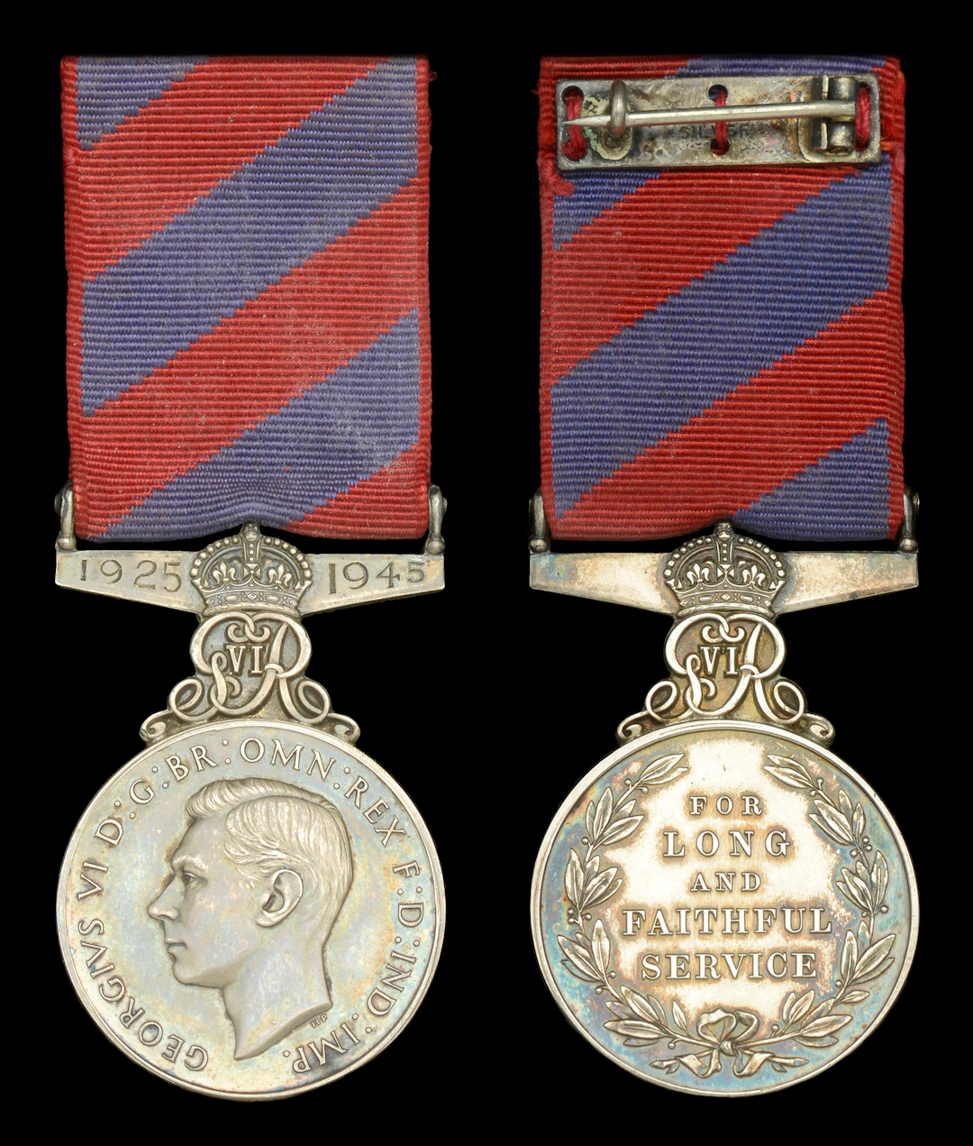 Royal Household Faithful Service Medal, G.VI.R., suspension dated
