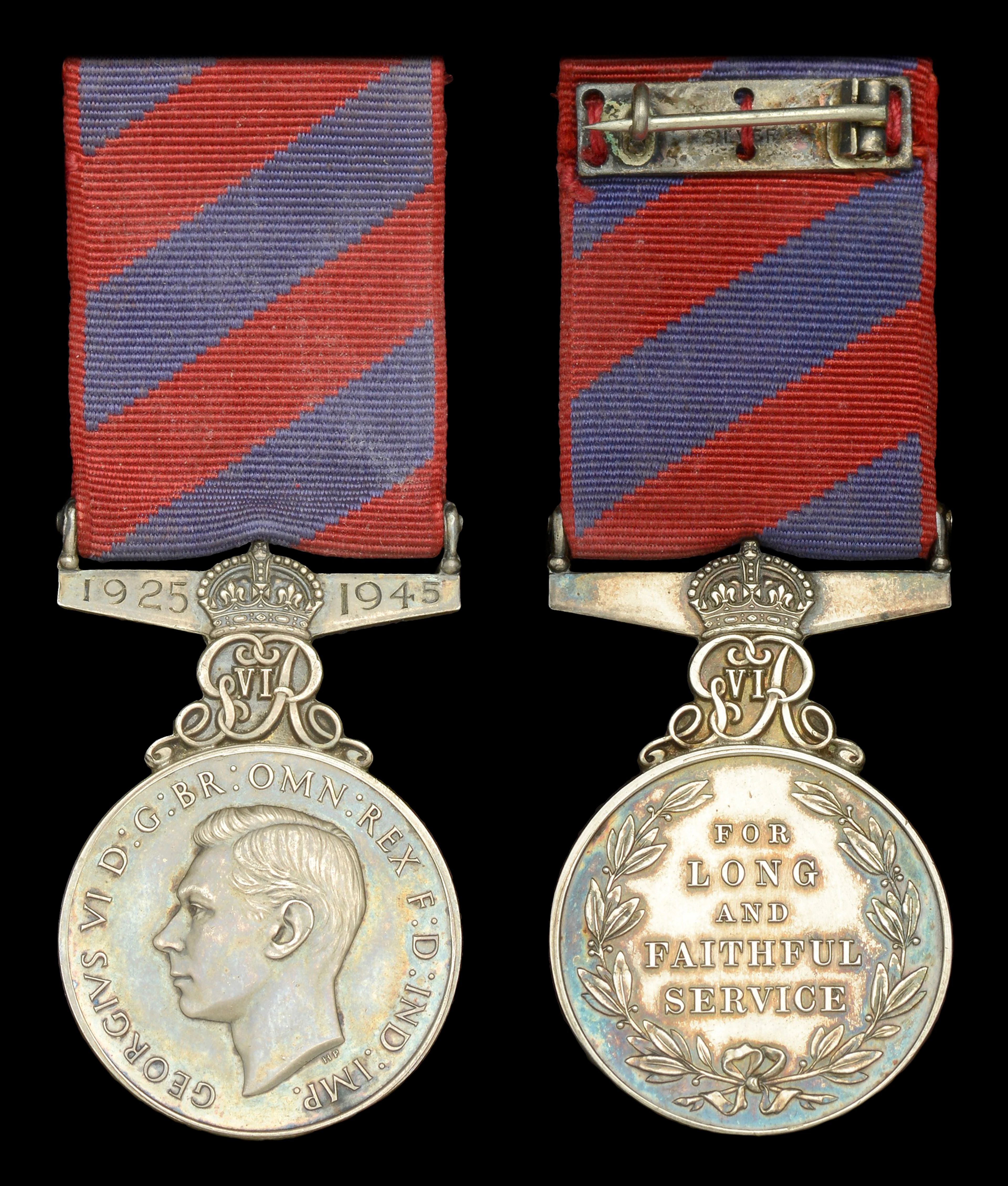 Royal Household Faithful Service Medal, G.VI.R., suspension dated