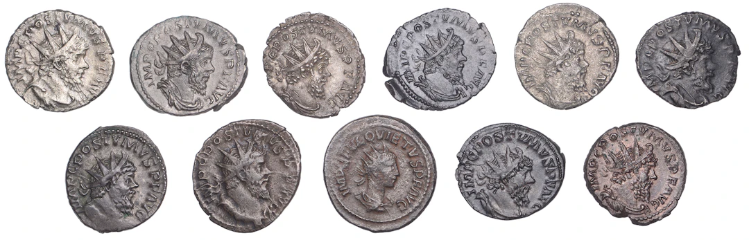 Postumus (259-268), Antoniniani (3), Lugdunum, 260-9, radiate, draped