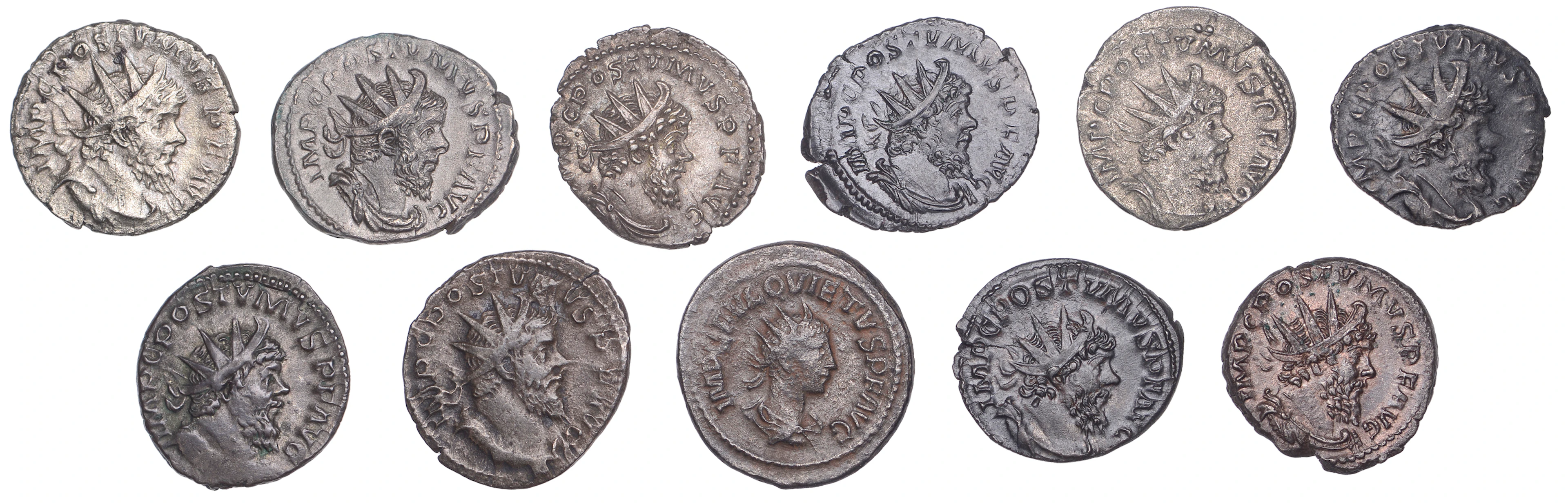 Postumus (259-268), Antoniniani (3), Lugdunum, 260-9, radiate, draped