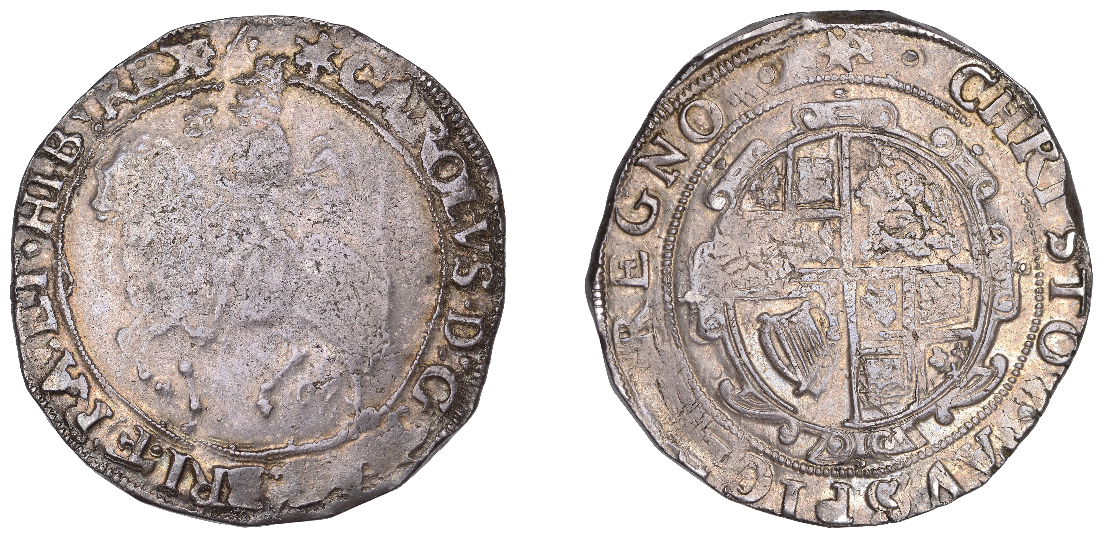 Charles I (1625-1649), Tower mint (under Parliament), Halfcrown, Gp