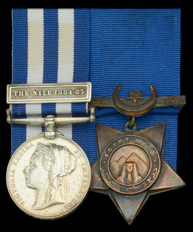 Pair: Private H. Lewis, Duke of Cornwall’s Light Infantry Egypt and