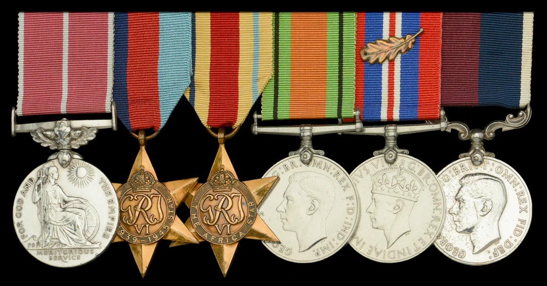A Second War ‘Defence of Malta’ B.E.M. group of six awarded to Flight