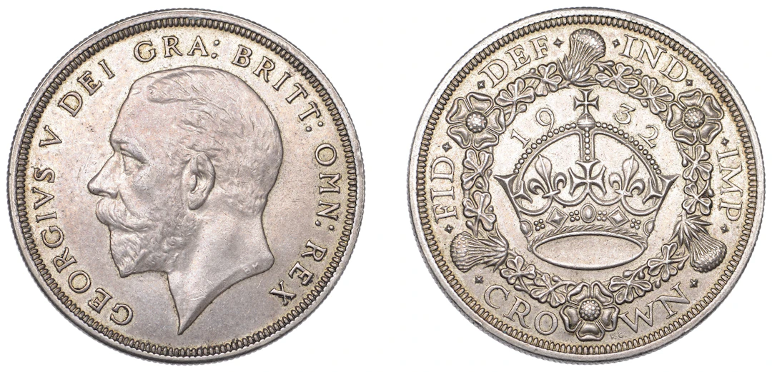 George V (1910-1936), Crown, 1932 (ESC 3641; S 4036). Toned, good