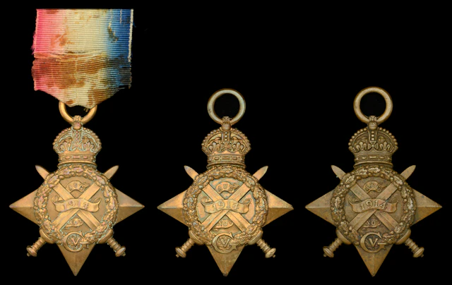 1914 Star (3) (4407 Pte. H. Bowyer. 2/R.W. Fus.; 7907 Pte. A. G. Fleming.