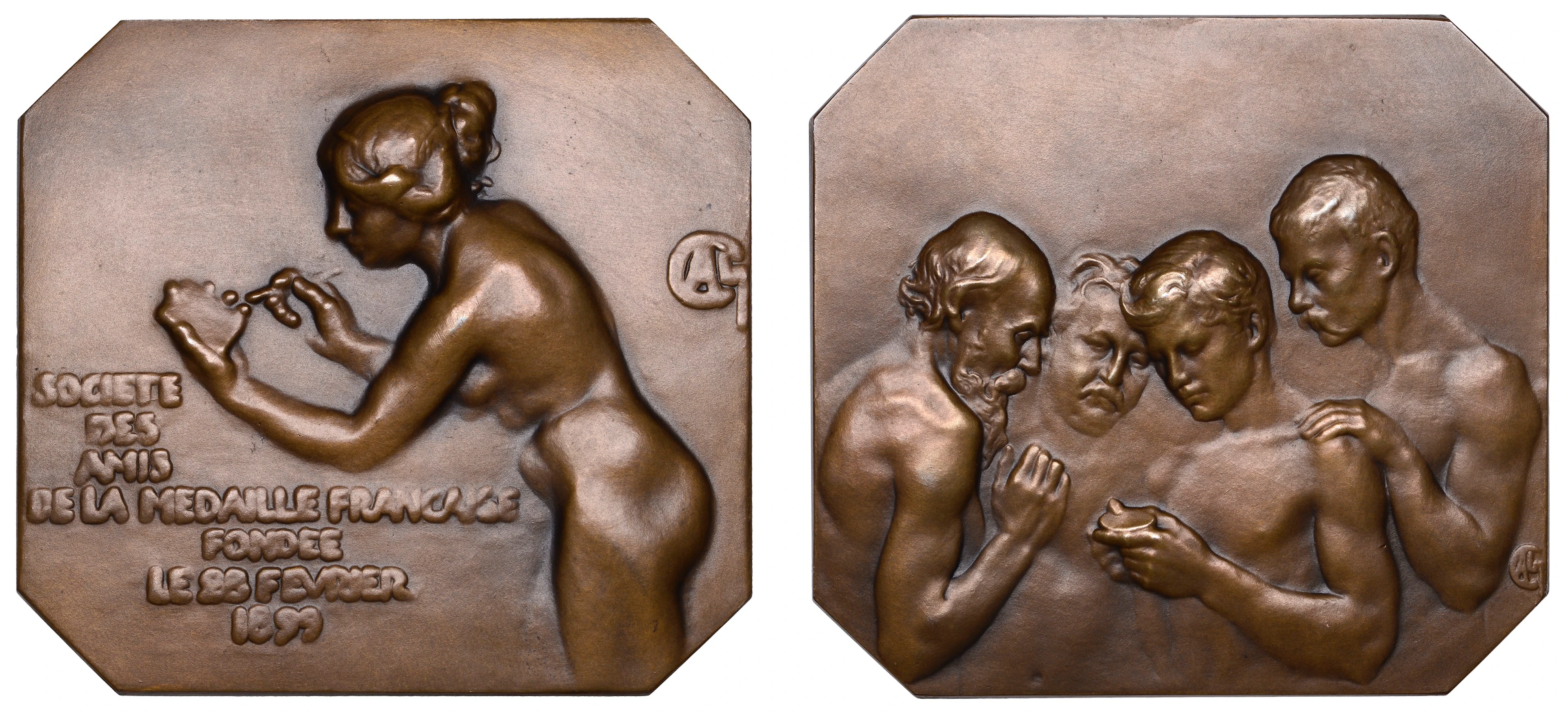 FRANCE, Société des Amis de la Médaille française, 1899 [struck 1901]