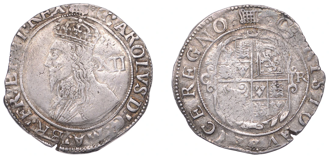 Charles I (1625-1649), Tower mint, Shilling, Gp D, type 3.1, mm. portcullis