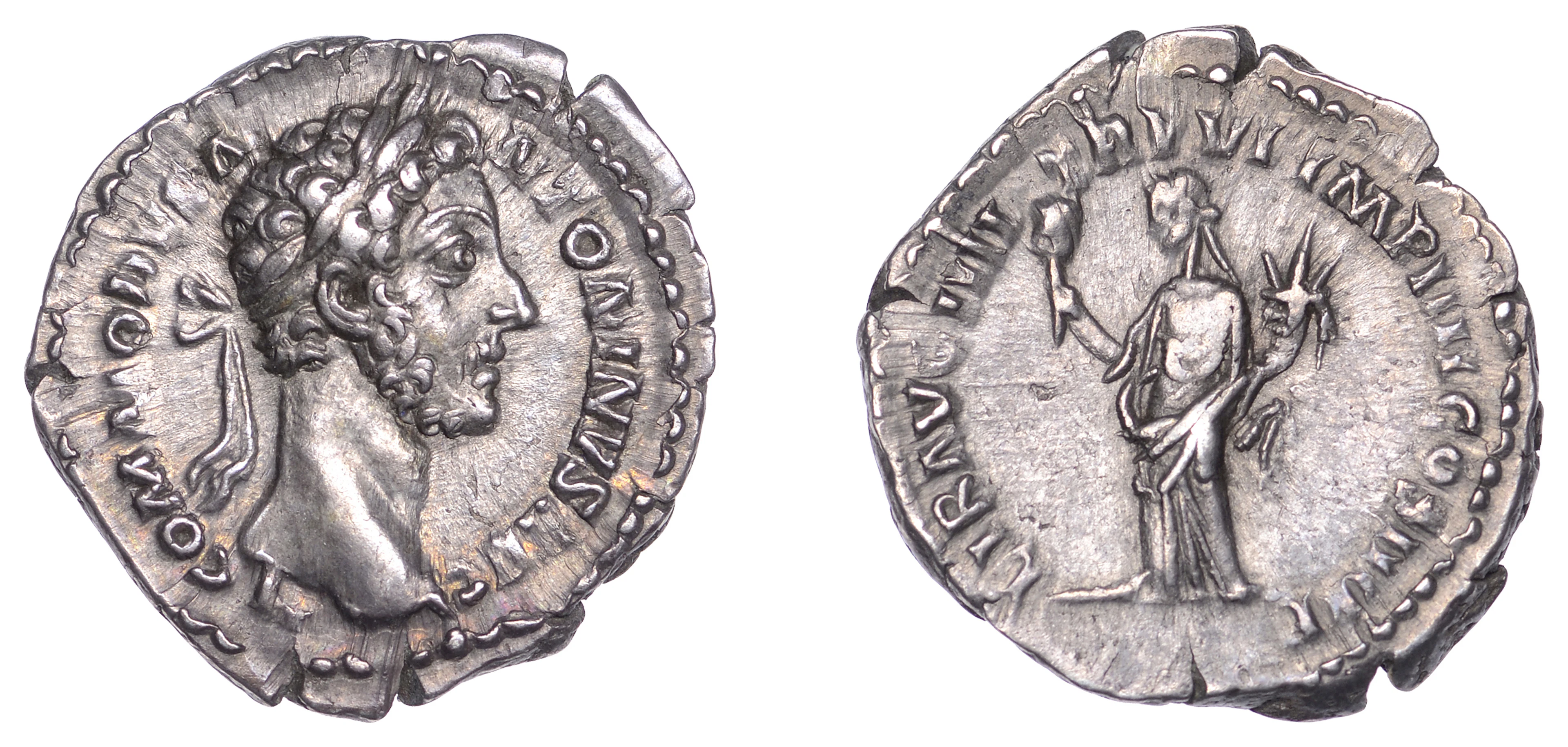 Commodus (177-192), Denarius, 181, laureate head right, m commodvs