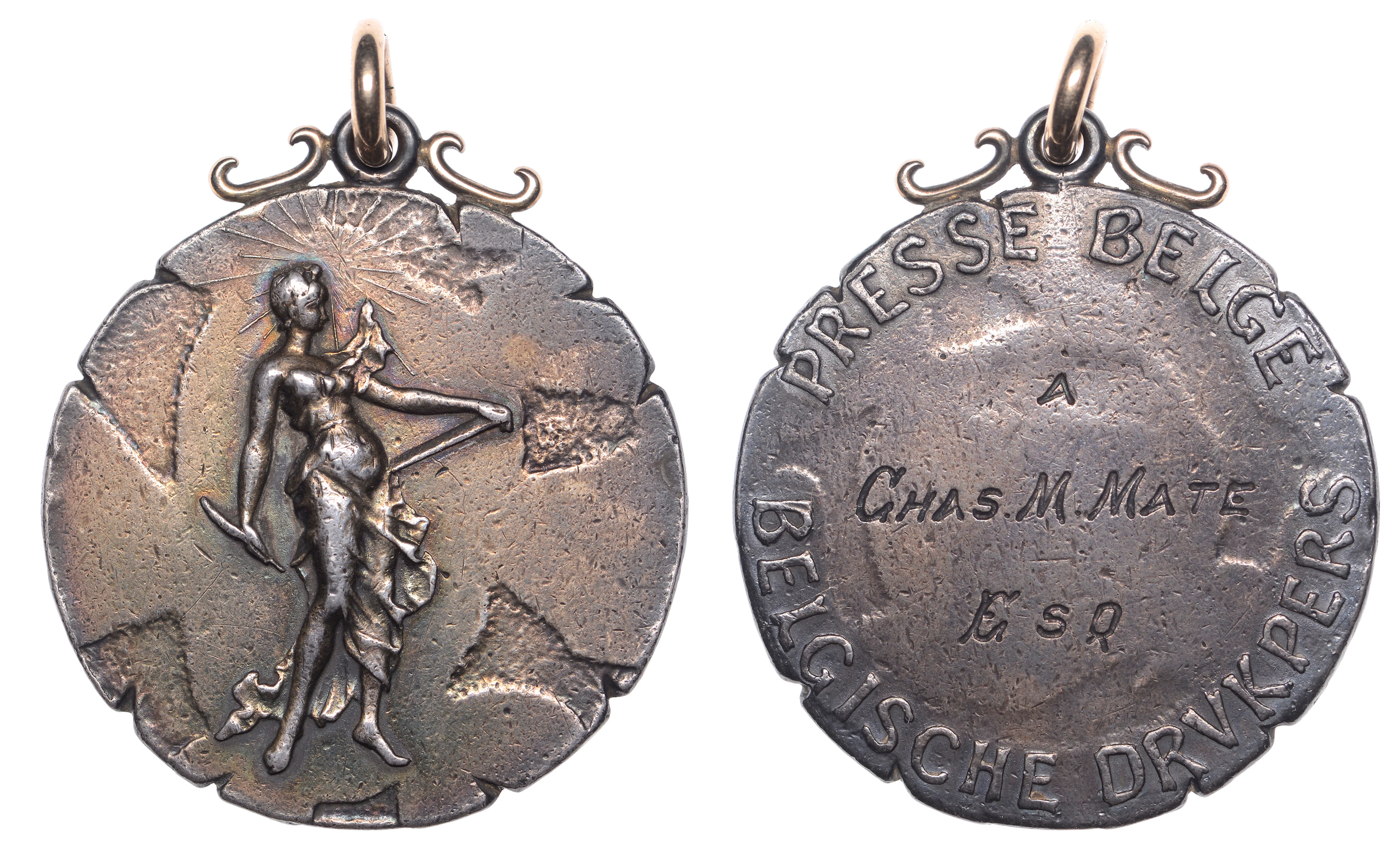 Belgium, Association de la Presse Belge, ND (c. 1900), an unsigned
