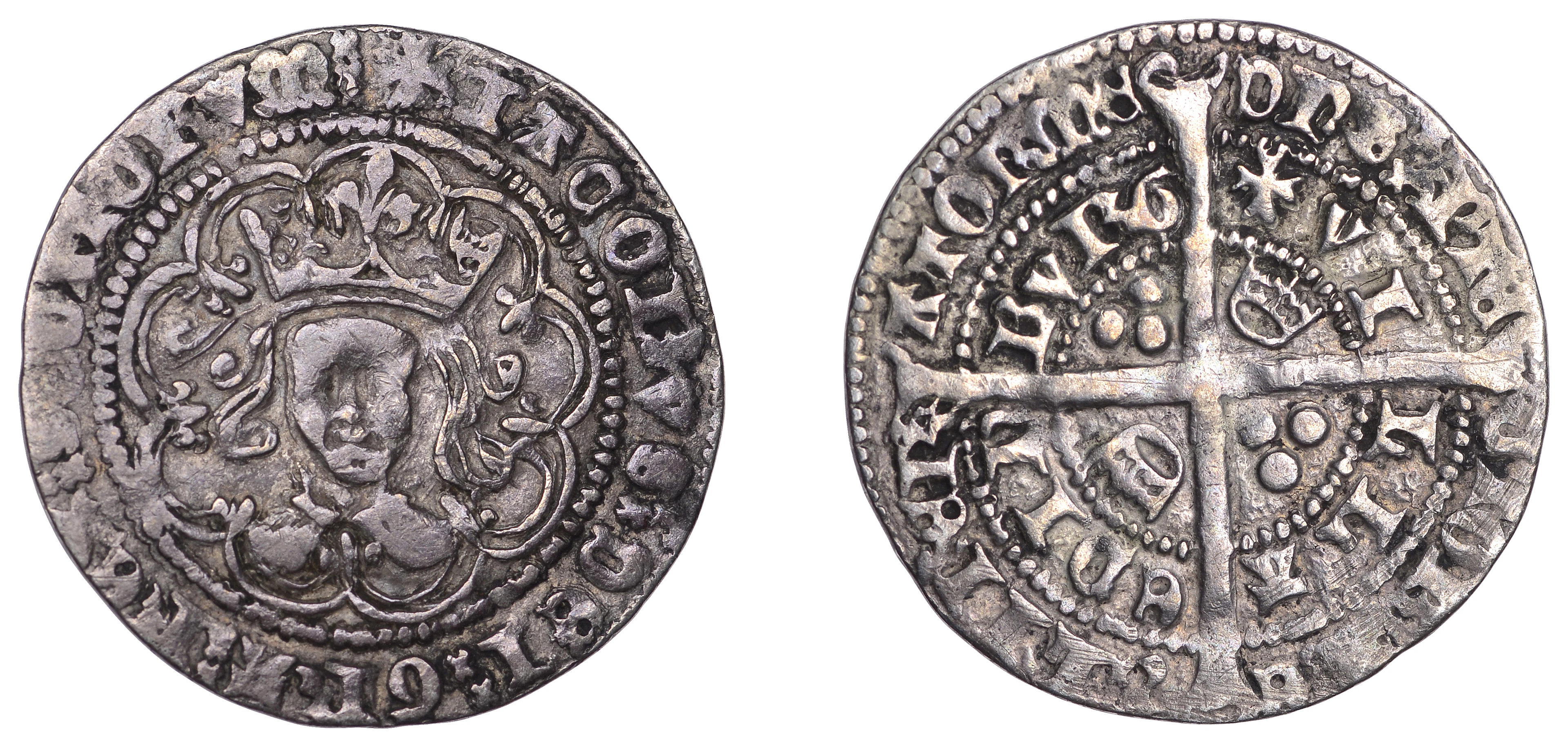 Scotland, James II, Second coinage, First issue, Groat, Edinburgh