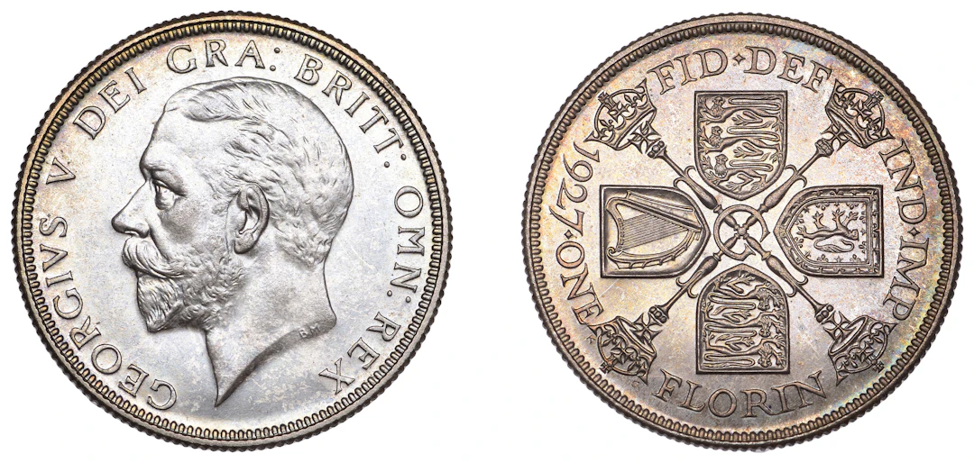 George V (1910-1936), Proof Florin, 1927 (ESC 3779; S 4038). Lightly