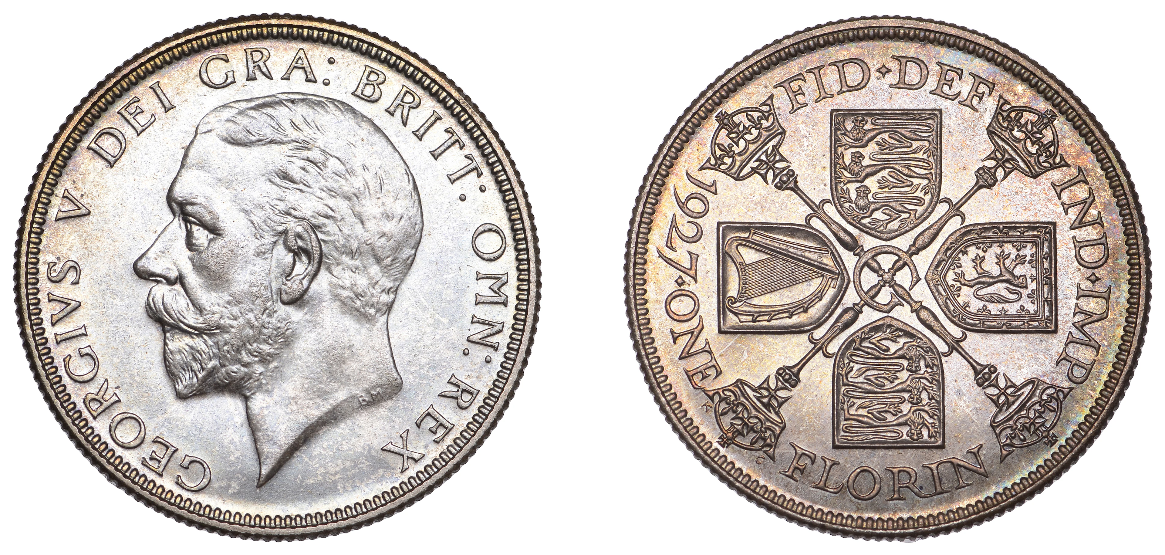 George V (1910-1936), Proof Florin, 1927 (ESC 3779; S 4038). Lightly
