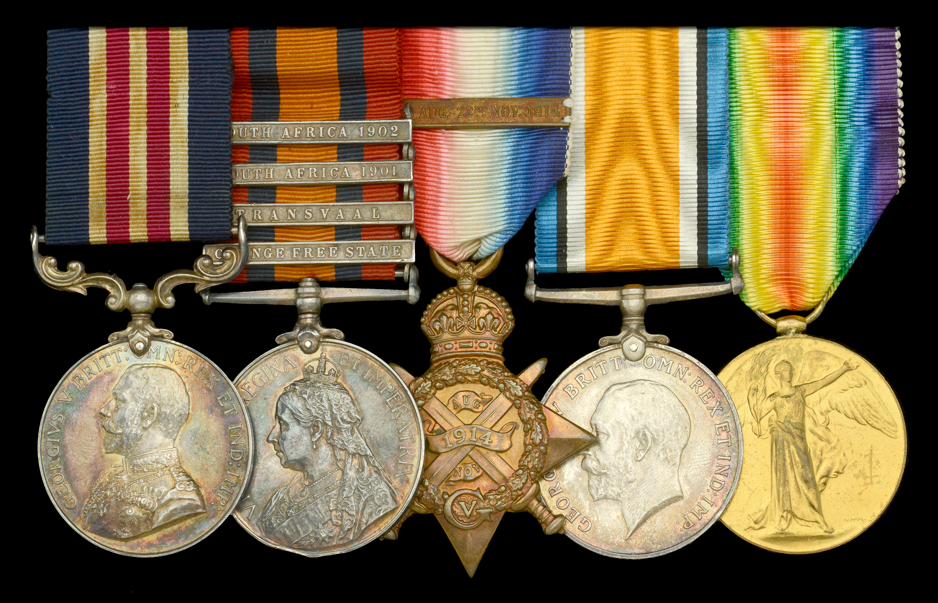 A Great War ‘Western Front’ M.M. group of five awarded to Corporal