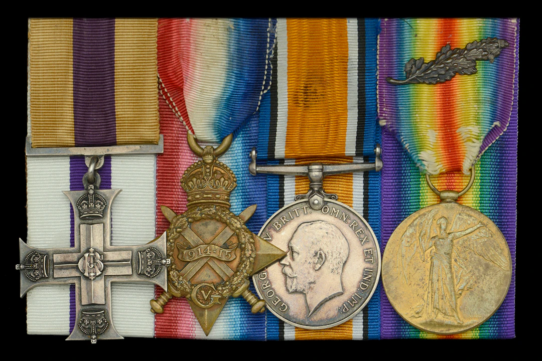 An early and rare Great War ‘Defence of Great Britain’ M.C. group