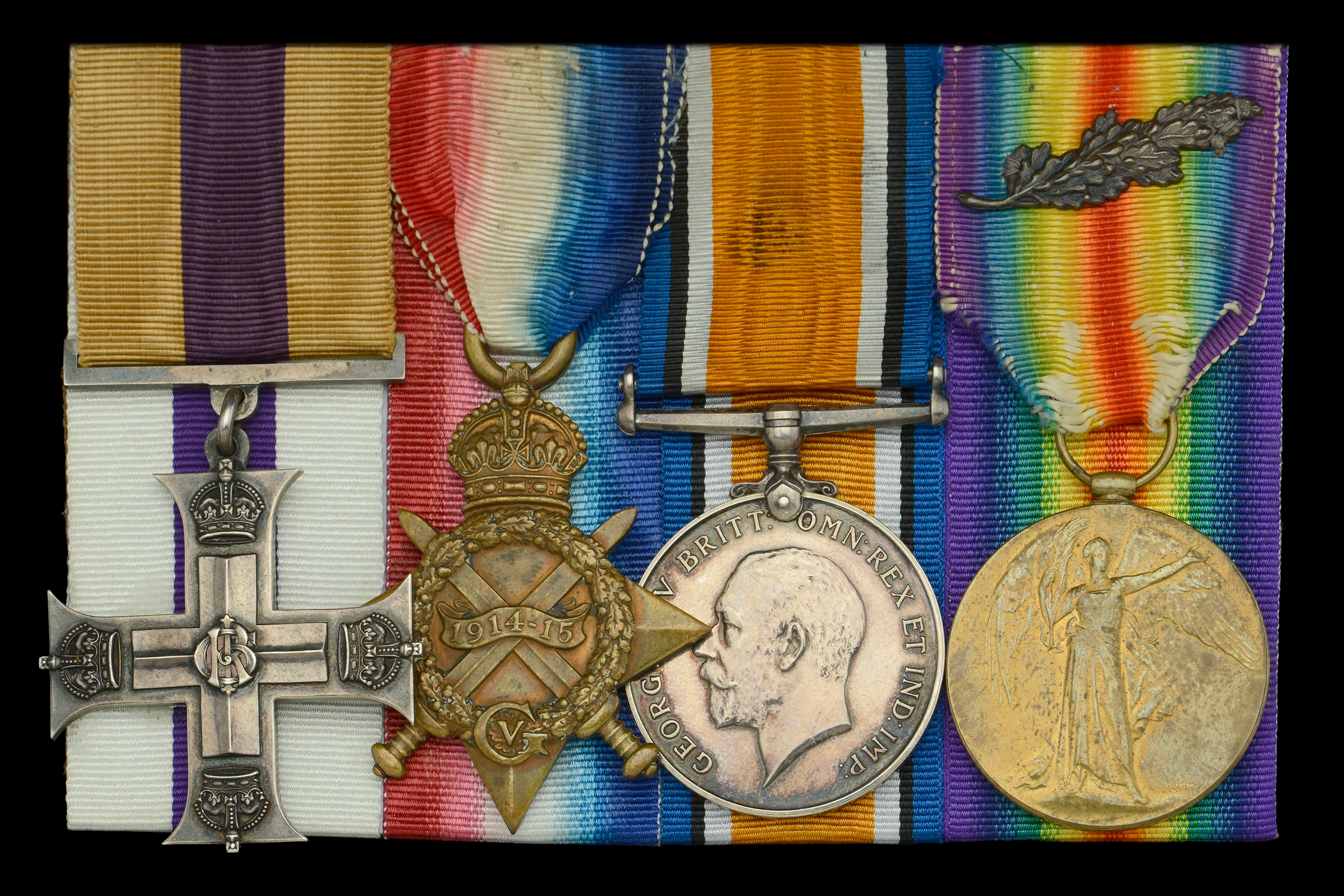 An early and rare Great War ‘Defence of Great Britain’ M.C. group