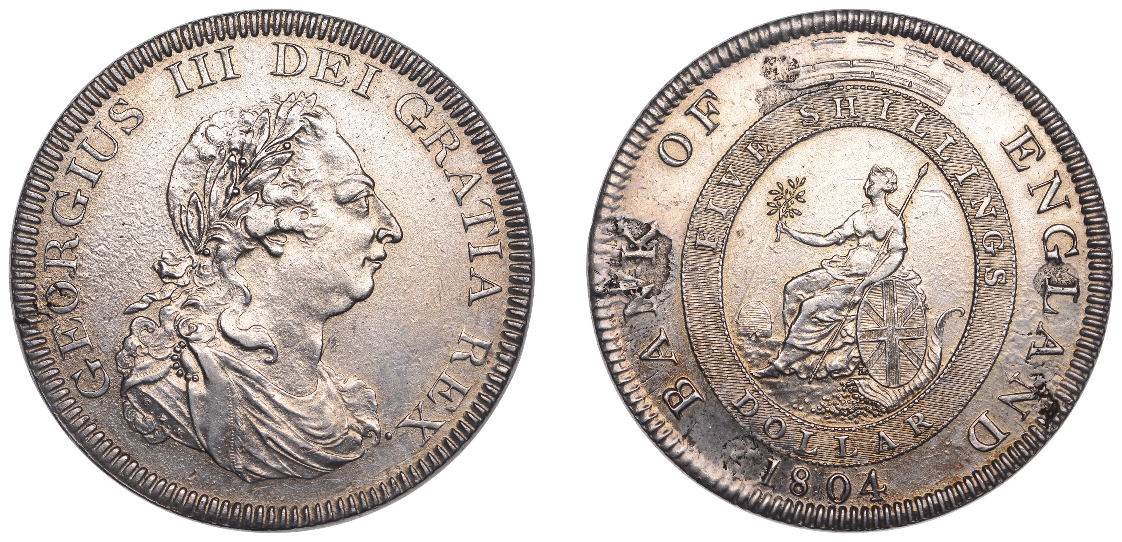 George III (1760-1820), Bank of England, Dollar, 1804, type A/2 (ESC