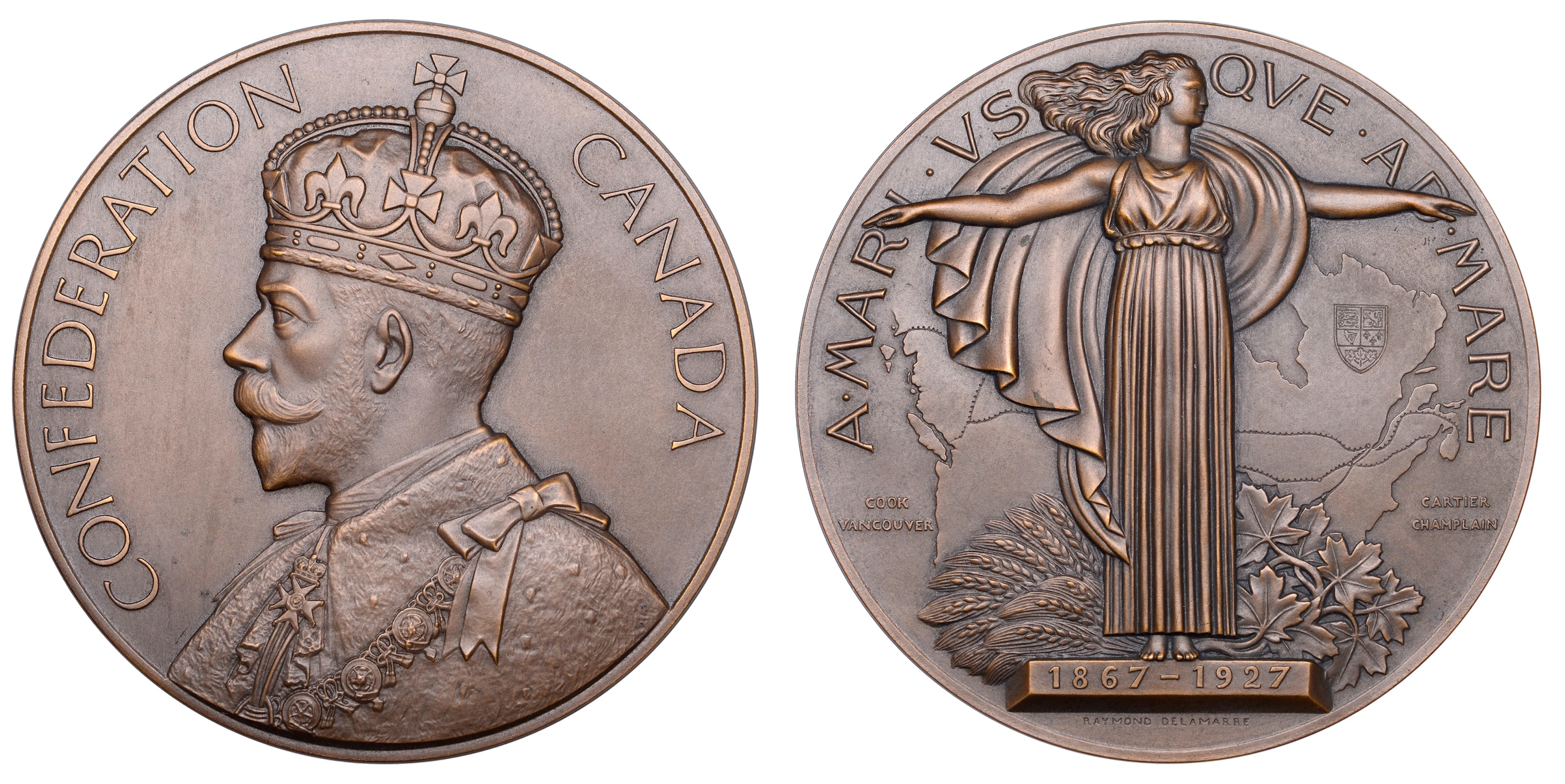 Canada, George V, Diamond Jubilee of the Confederation of Canada