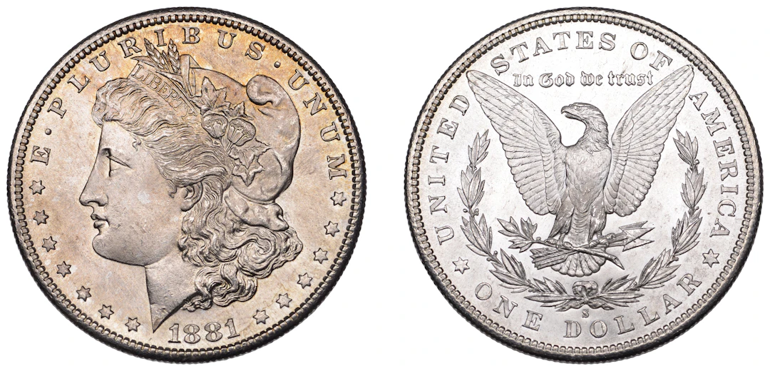 United States of America, Dollar, 1881s, San Francisco (KM 110). Brilliant