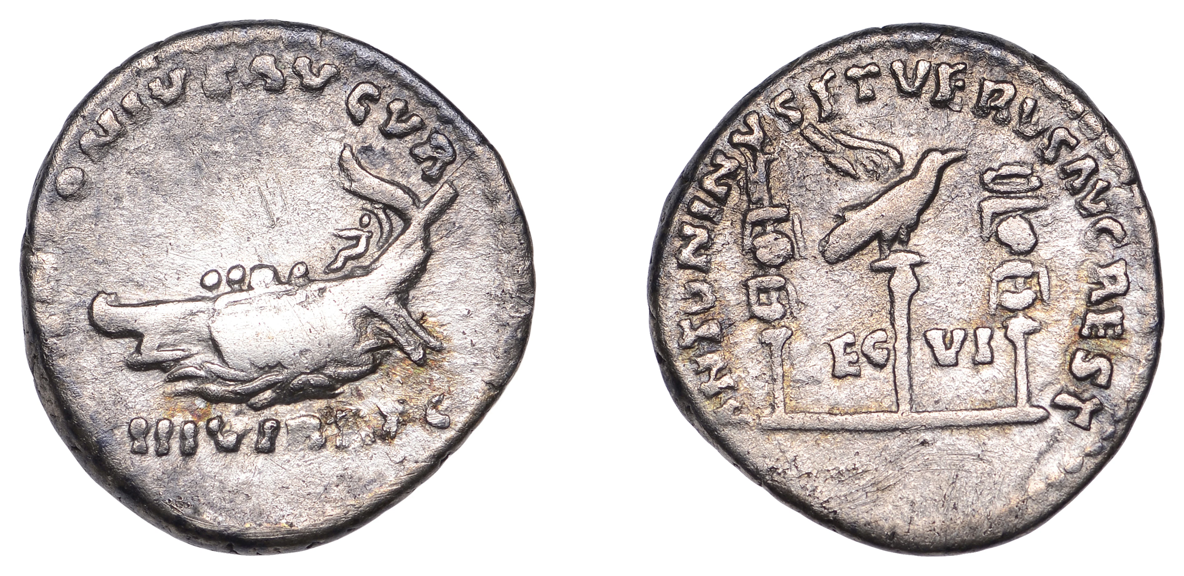 Marcus Aurelius (161-180), with Lucius Verus, Denarius, 161-9, restitution