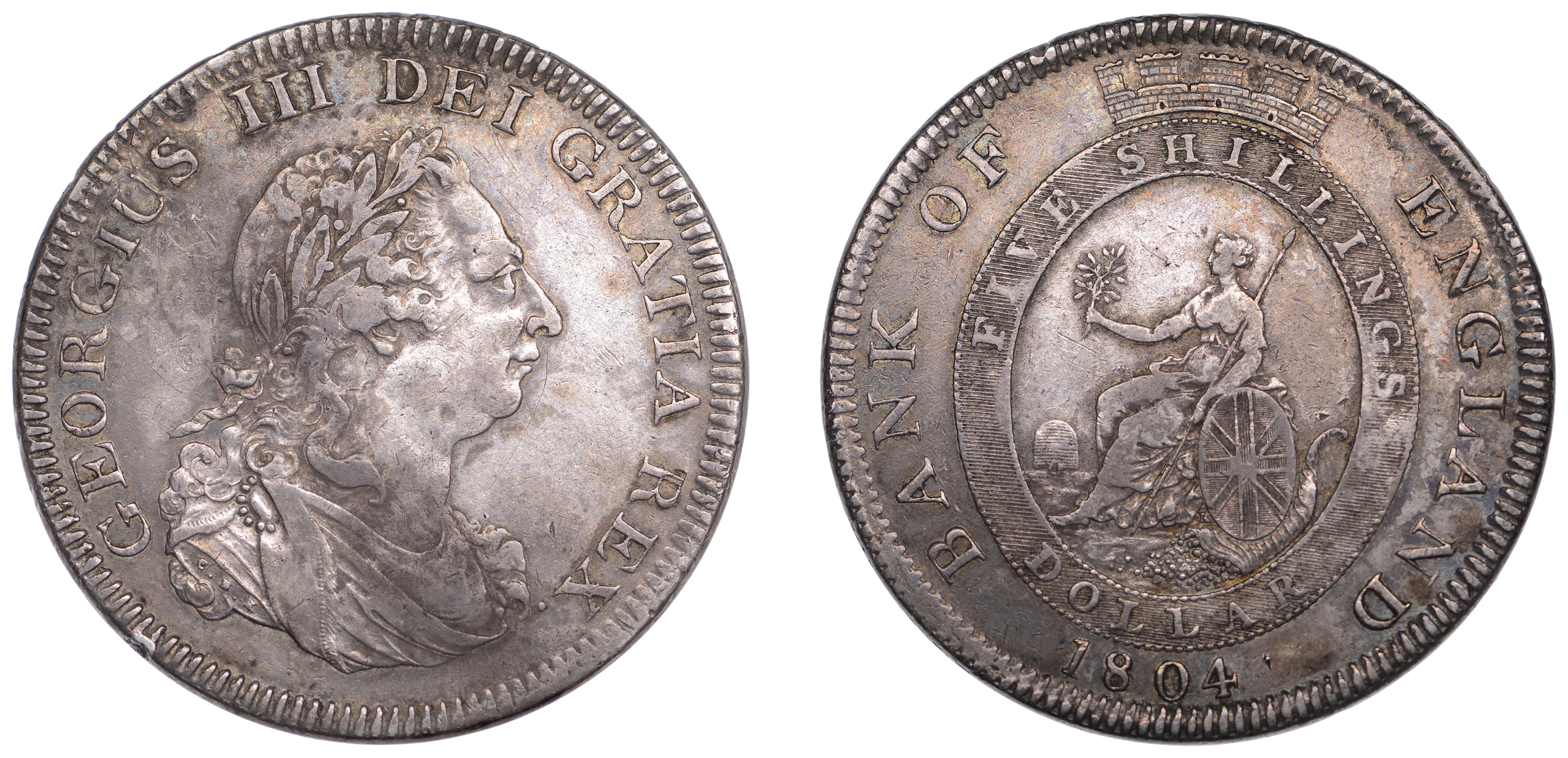 George III (1760-1820), Bank of England, Dollar, 1804, type A/2 (ESC