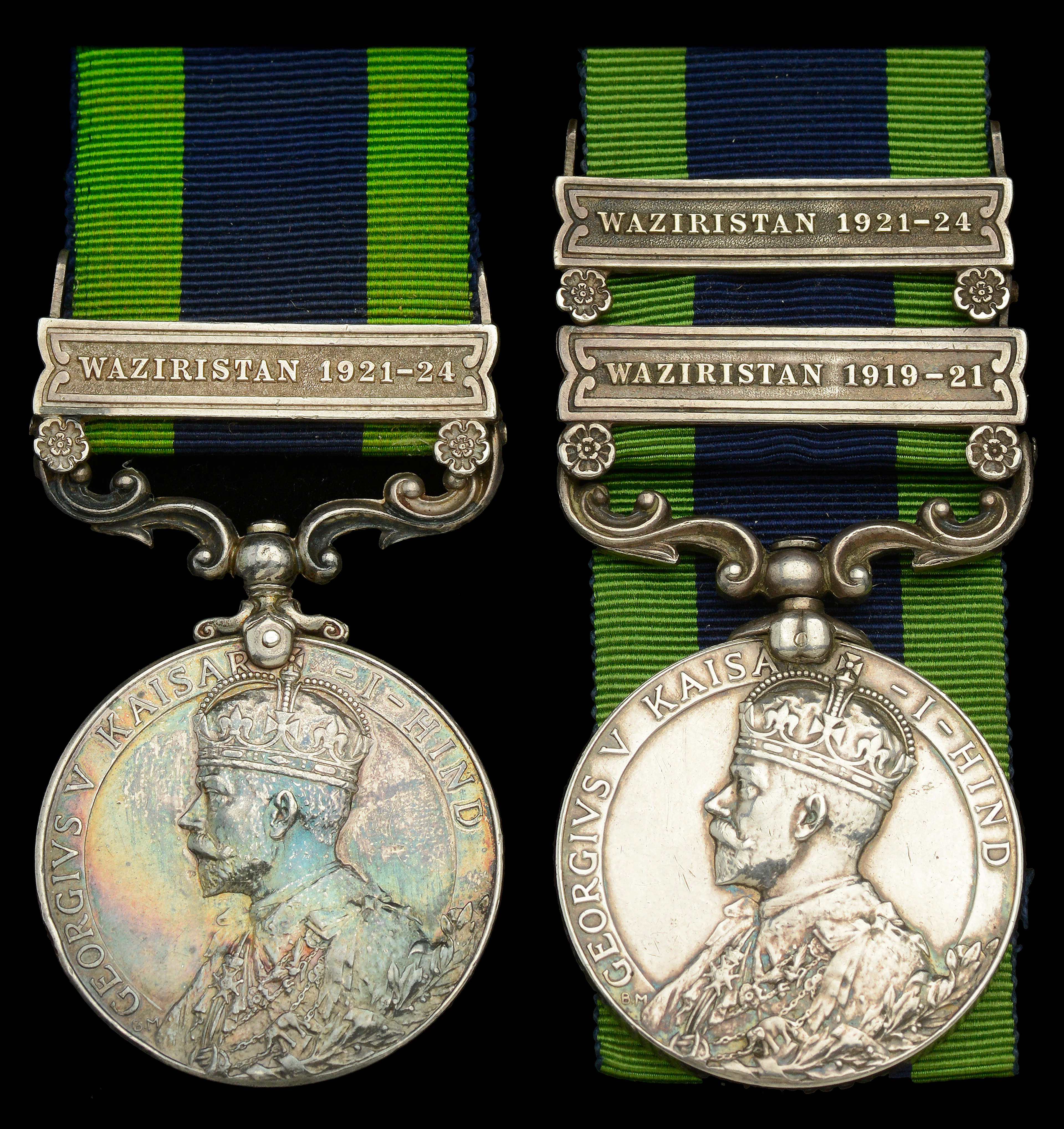 India General Service 1908-35 (2), 1 clasp, Waziristan 1921-24 (4183449
