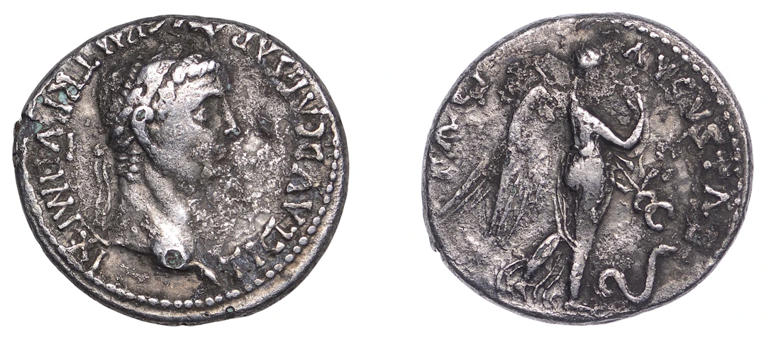 Claudius (41-54), fourrée Denarius, after 46-7, laureate head right