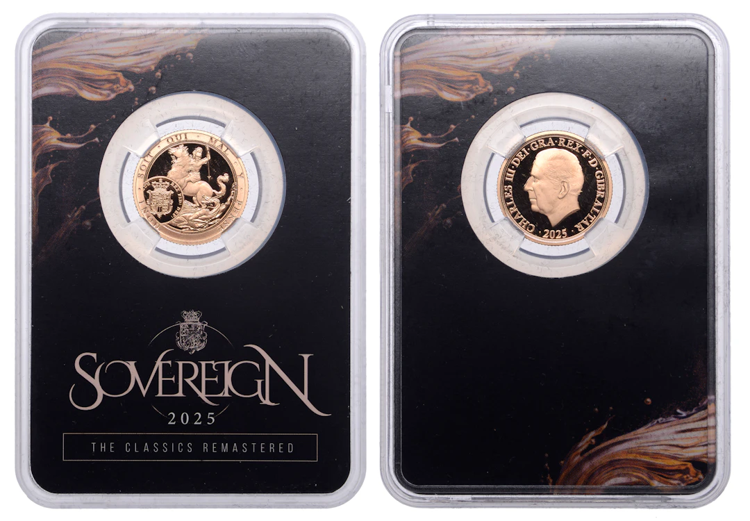 Gibraltar, Charles III, Proof Sovereign, 2025, Sovereign Remastered.