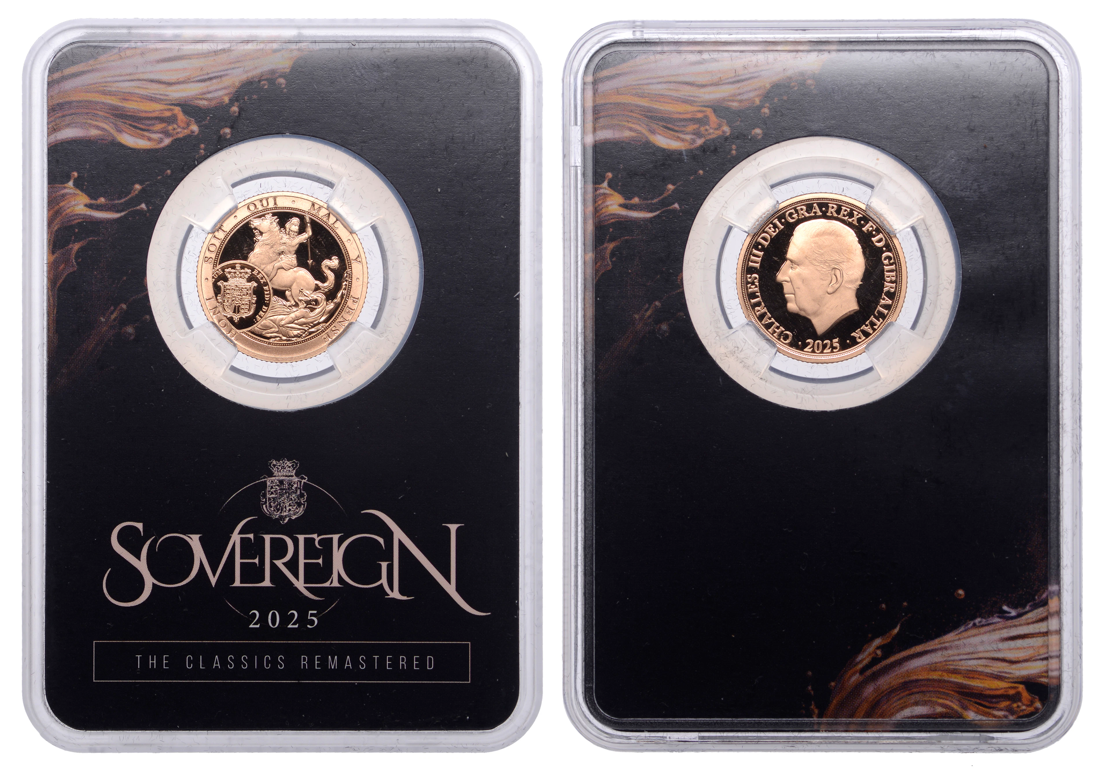 Gibraltar, Charles III, Proof Sovereign, 2025, Sovereign Remastered.