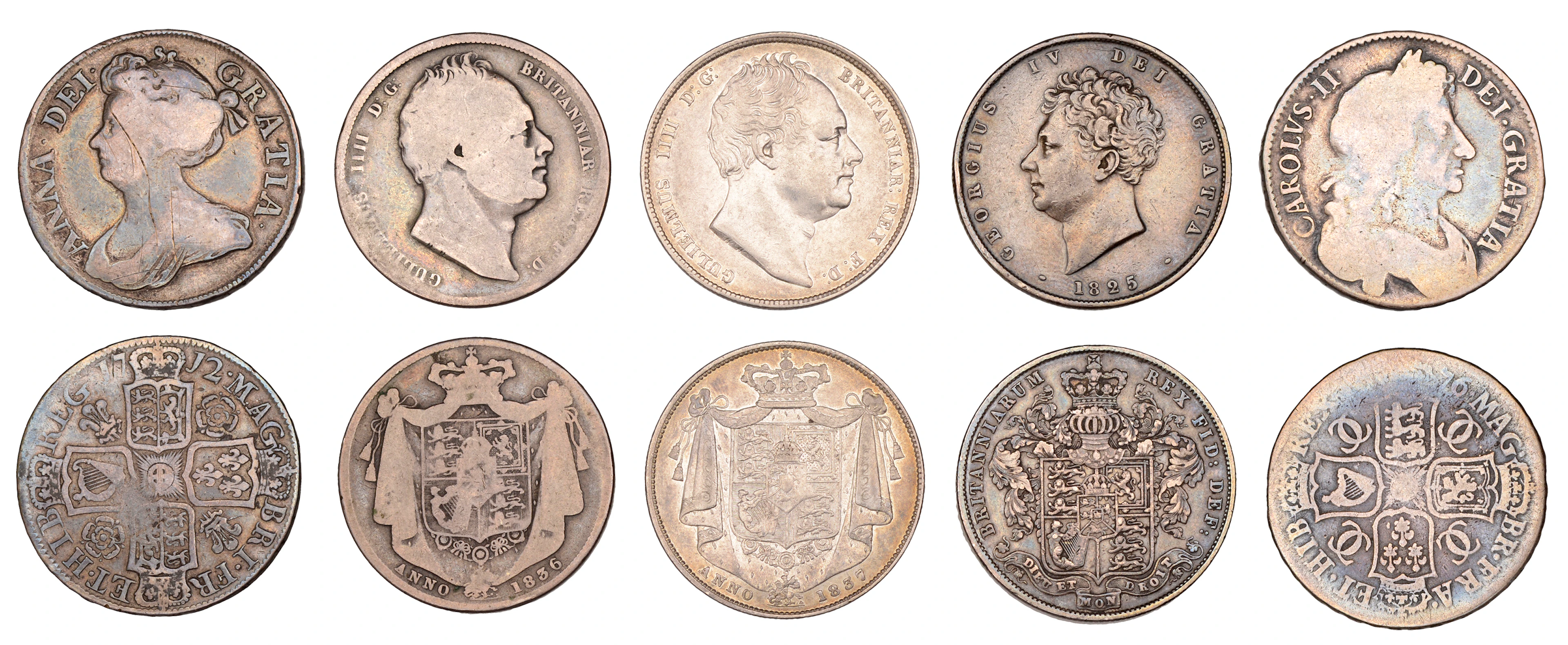 Charles II, Halfcrown, 1676, edge vicesimo octavo (ESC 471; S 3367);