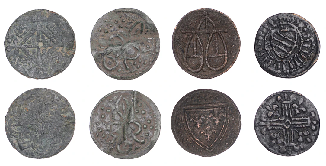 France, Chambre des Monnaies, c. 1270, shield of France royal with