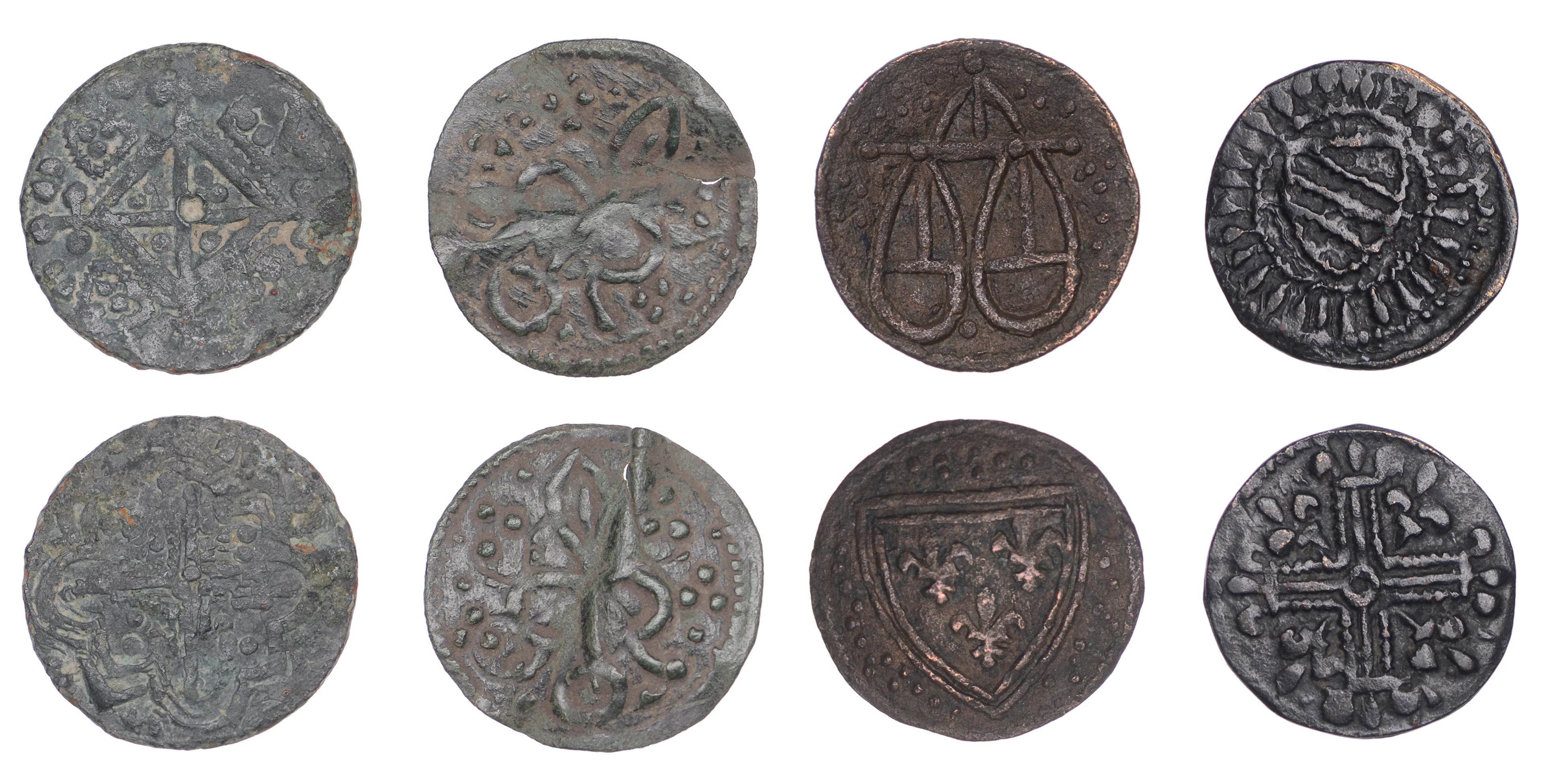 France, Chambre des Monnaies, c. 1270, shield of France royal with