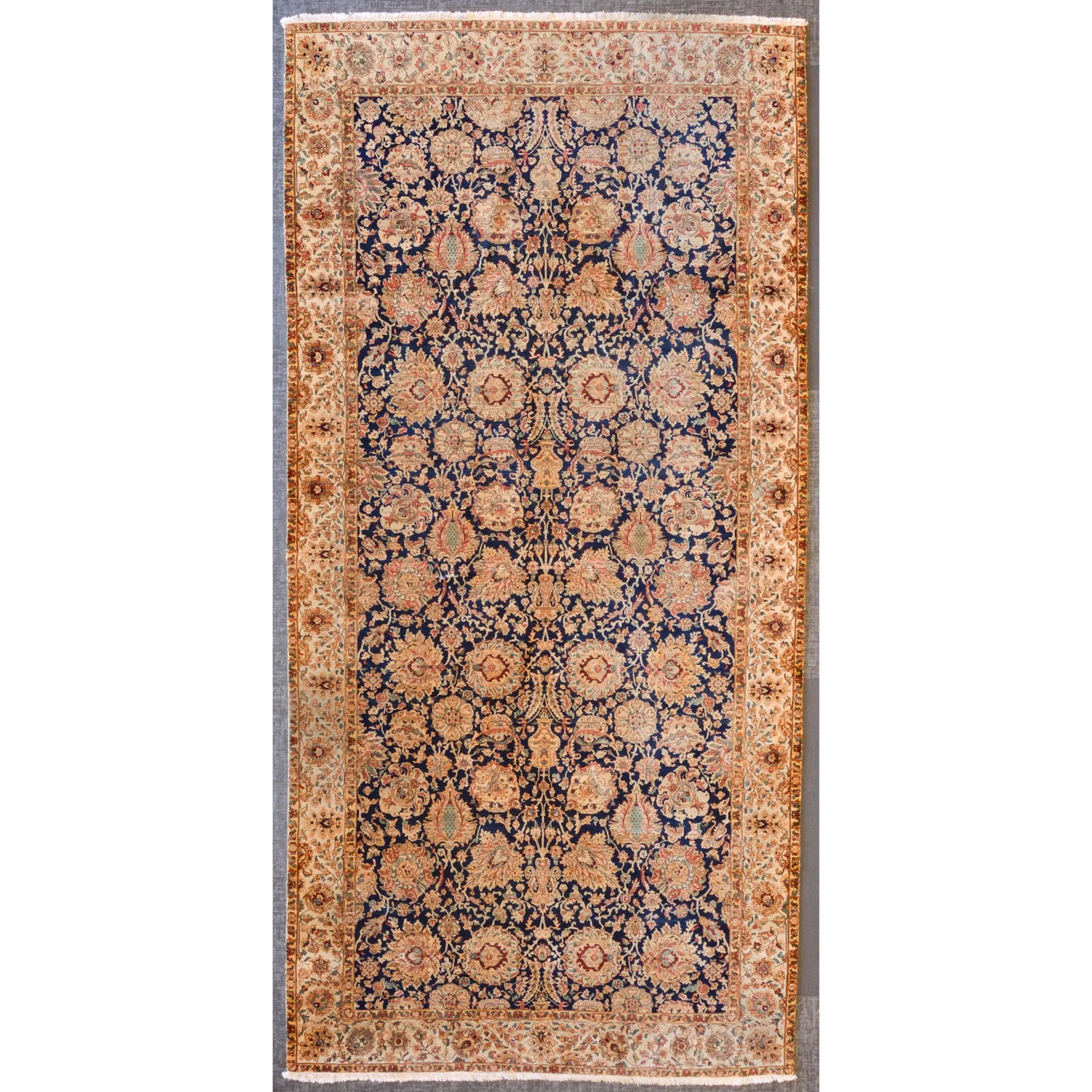 Indo Agra Carpet, India, 8.1 x 16.5