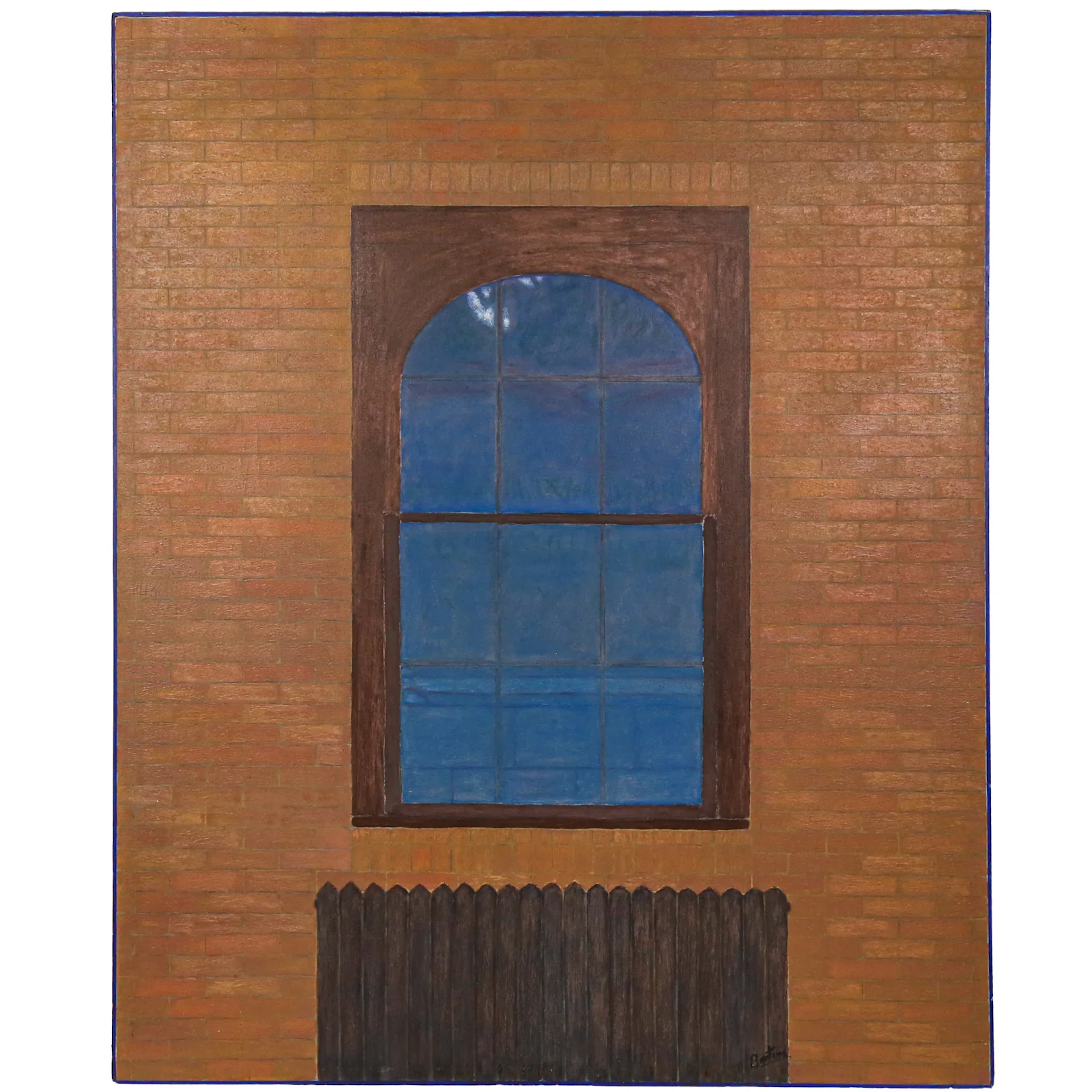 Gilberto Bartens. "Enchanted Window," oil
