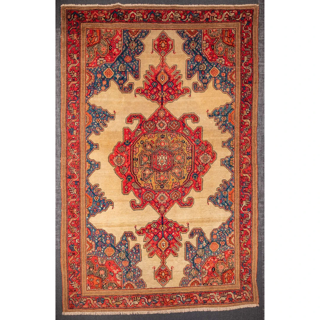 Antique Malayer Rug, Persia, 4.3 x 6.3