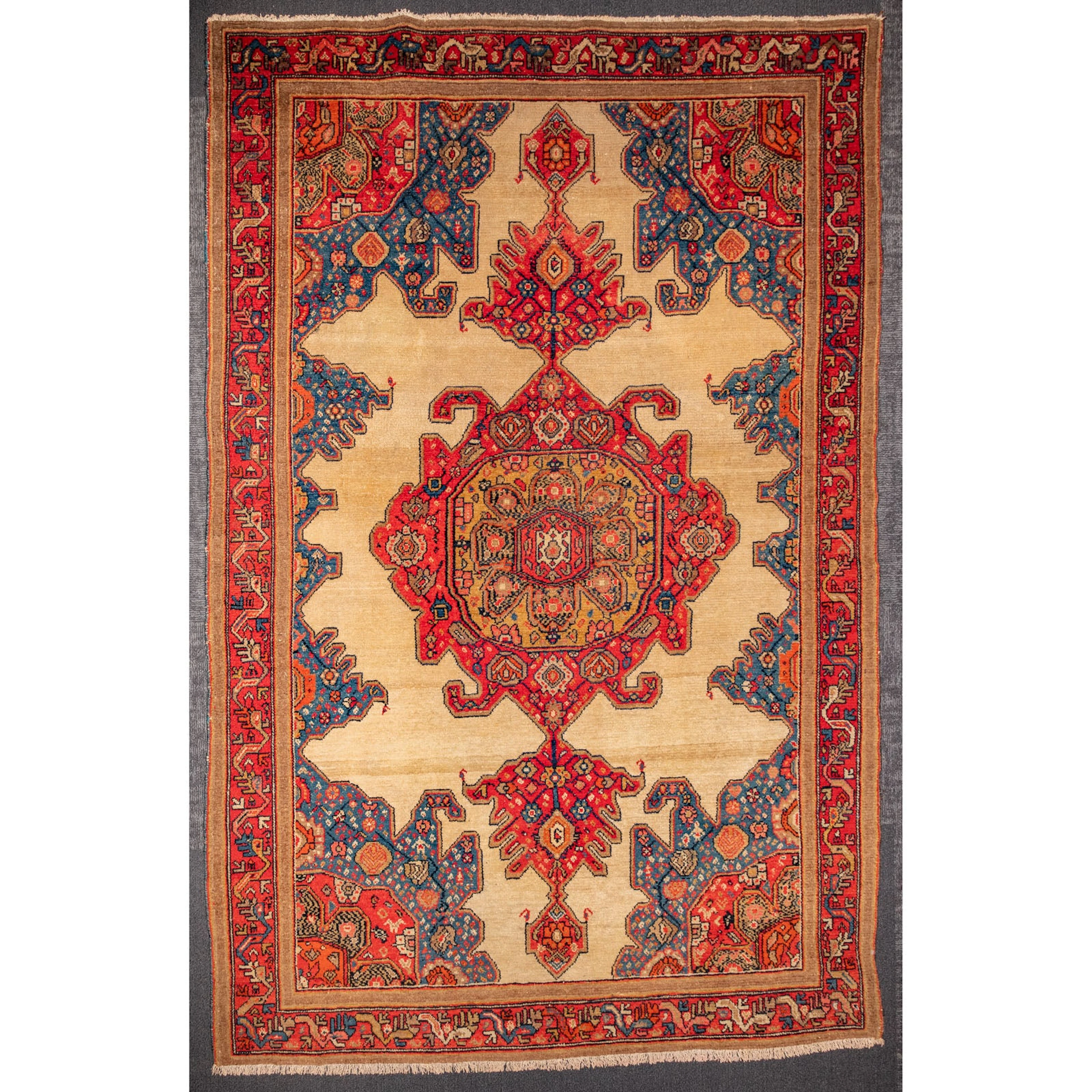 Antique Malayer Rug, Persia, 4.3 x 6.3