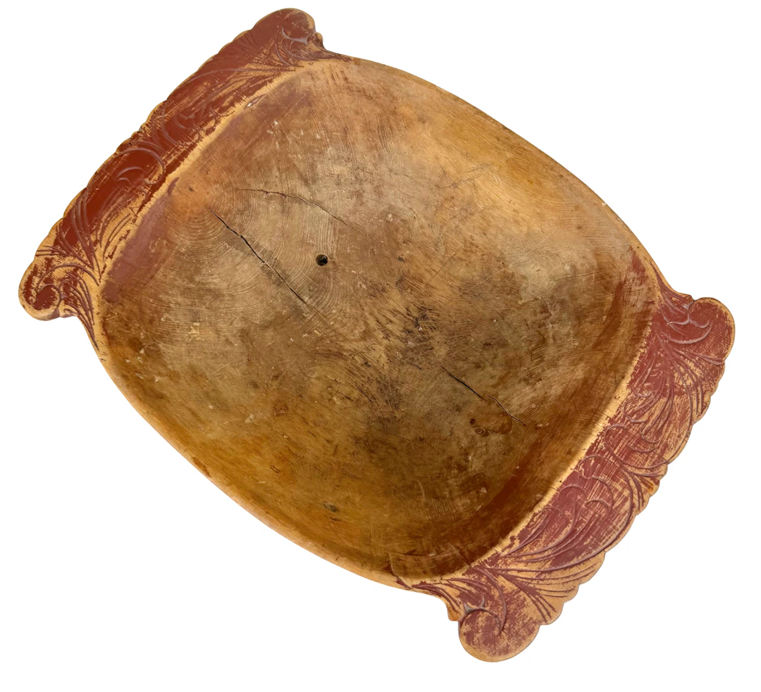 Skåret Telemarkstrau 1700-tallet.