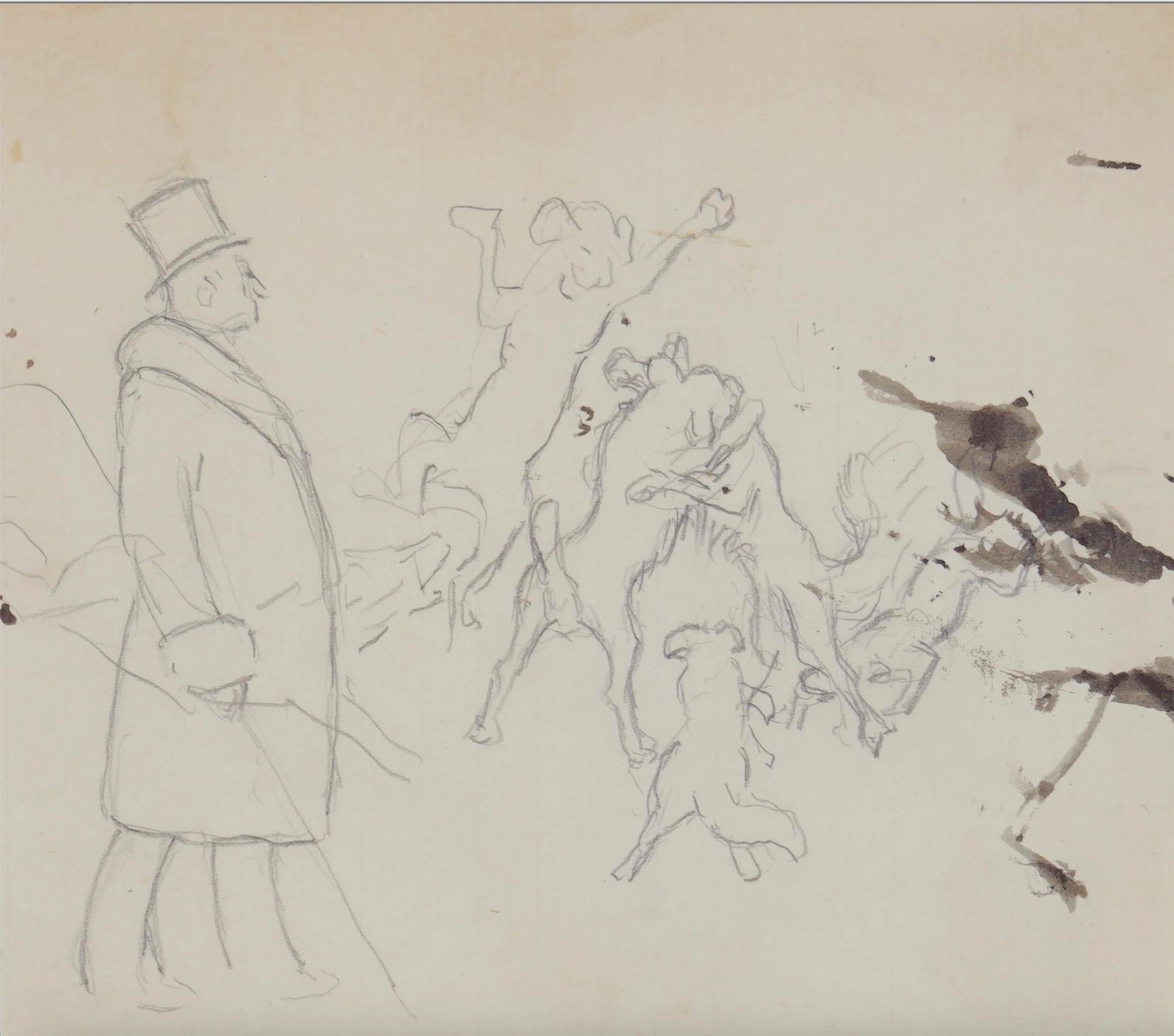 Theodor Kittelsen - Hundekamp
